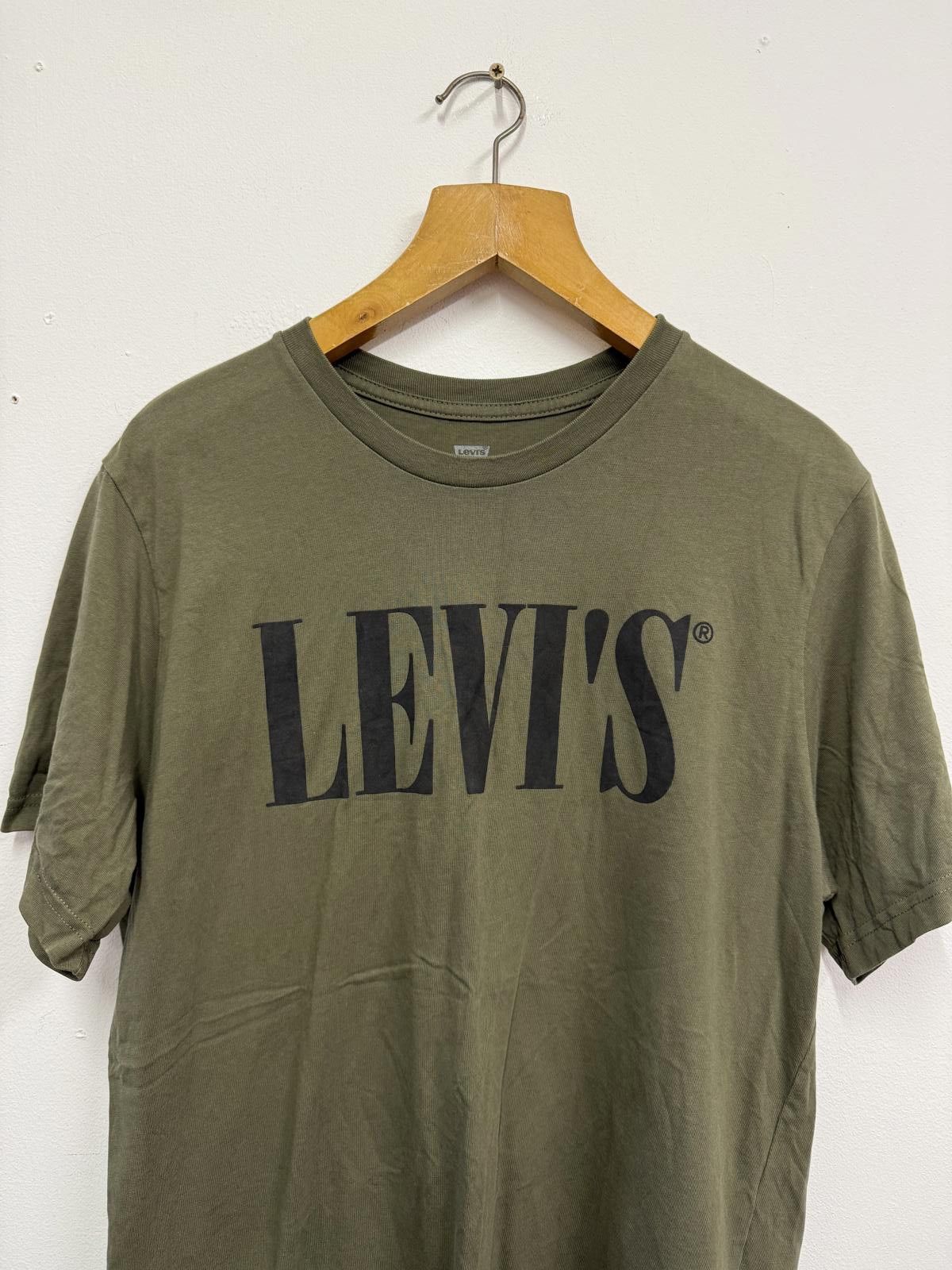 Levi's Levi's Olive Green Logo T-Shirt Size US M / EU 48-50 / 2 - 3 Thumbnail