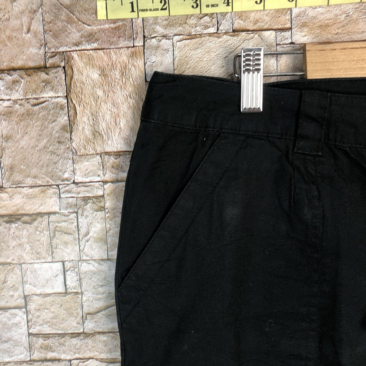 Japanese Brand Smile Land Dark Blue Cropped Pants #A317 Size US 36 / EU 52 - 8 Thumbnail