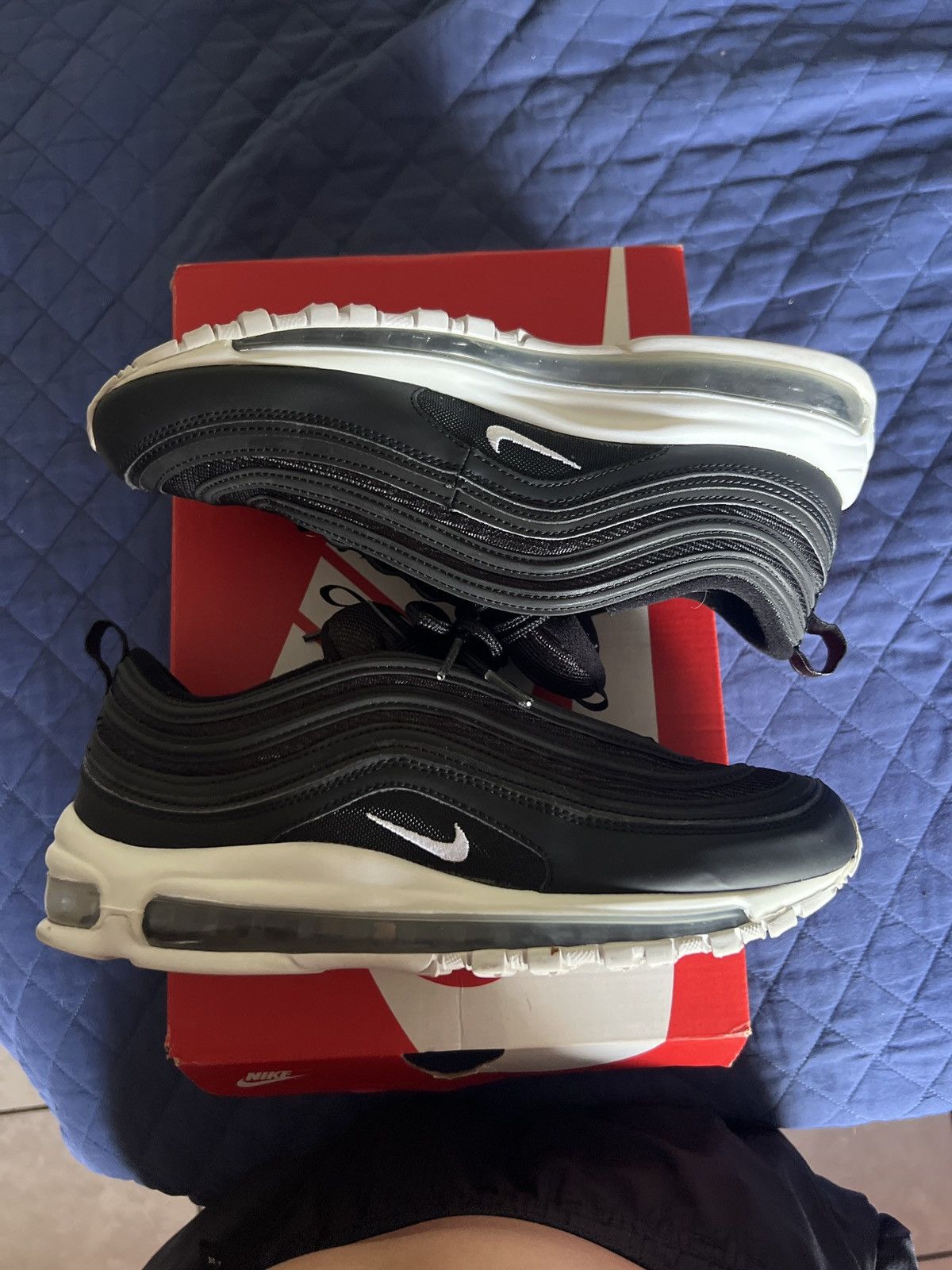 image of Nike Airmax 97 Shoes in Black, Men's (Size 9.5)