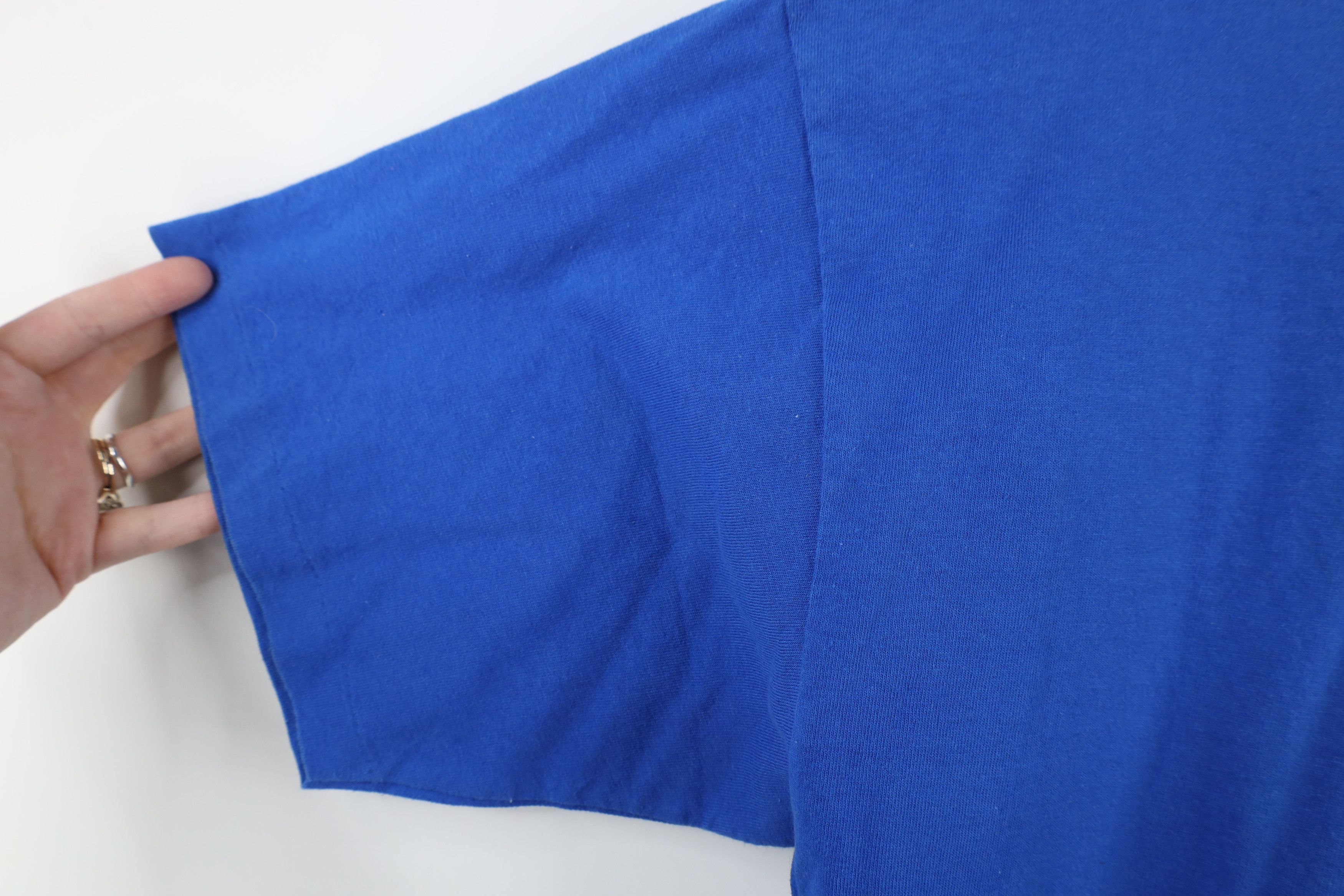 Vintage Vintage 90s The Alamo San Antonio T-Shirt Blue Cotton USA Size US L / EU 52-54 / 3 - 7 Thumbnail