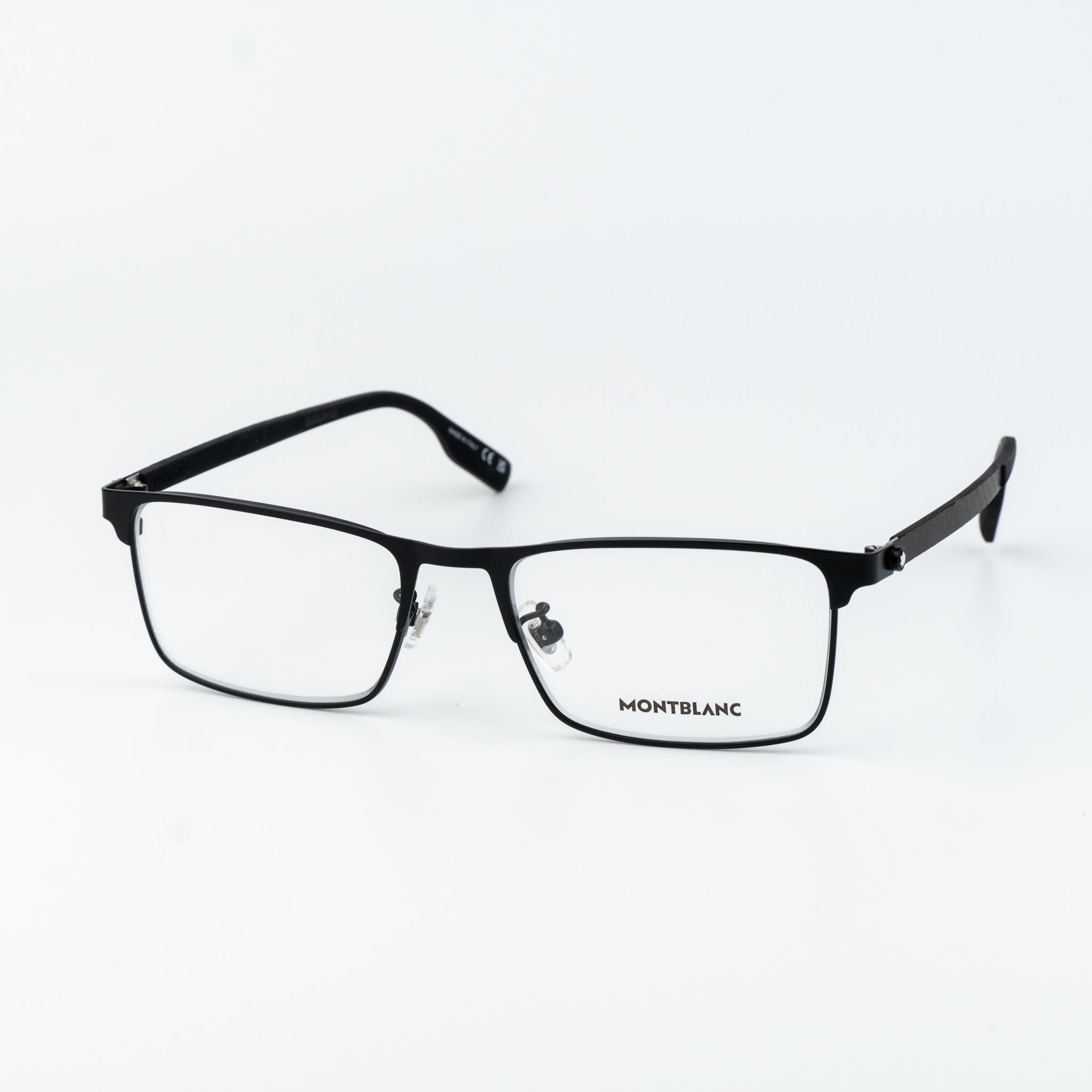 Montblanc Montblanc Men Eyeglasses Rectangle MB0187O 001 NEW AUTHENTIC Size ONE SIZE - 3 Thumbnail