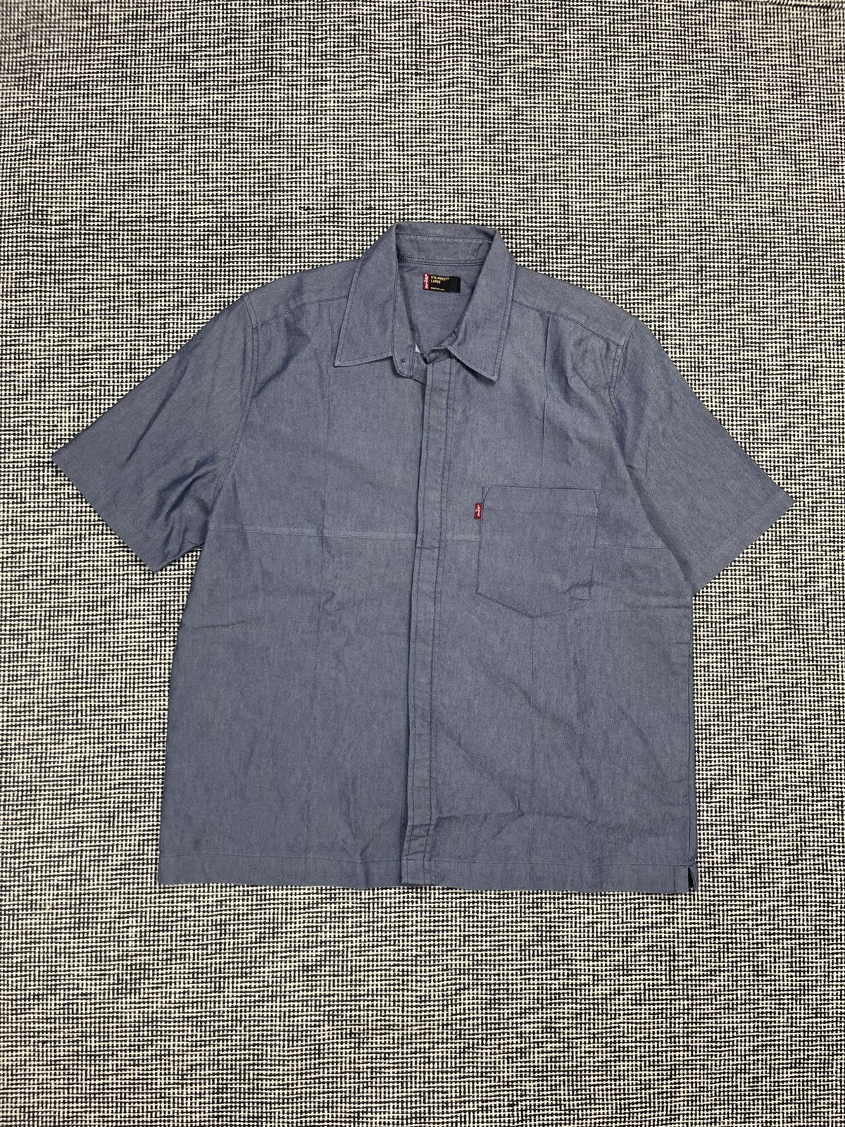 Levi's Vintage Levi’s sta-prest work utility shirt y2k Enginereed Size US L / EU 52-54 / 3 - 1 Thumbnail