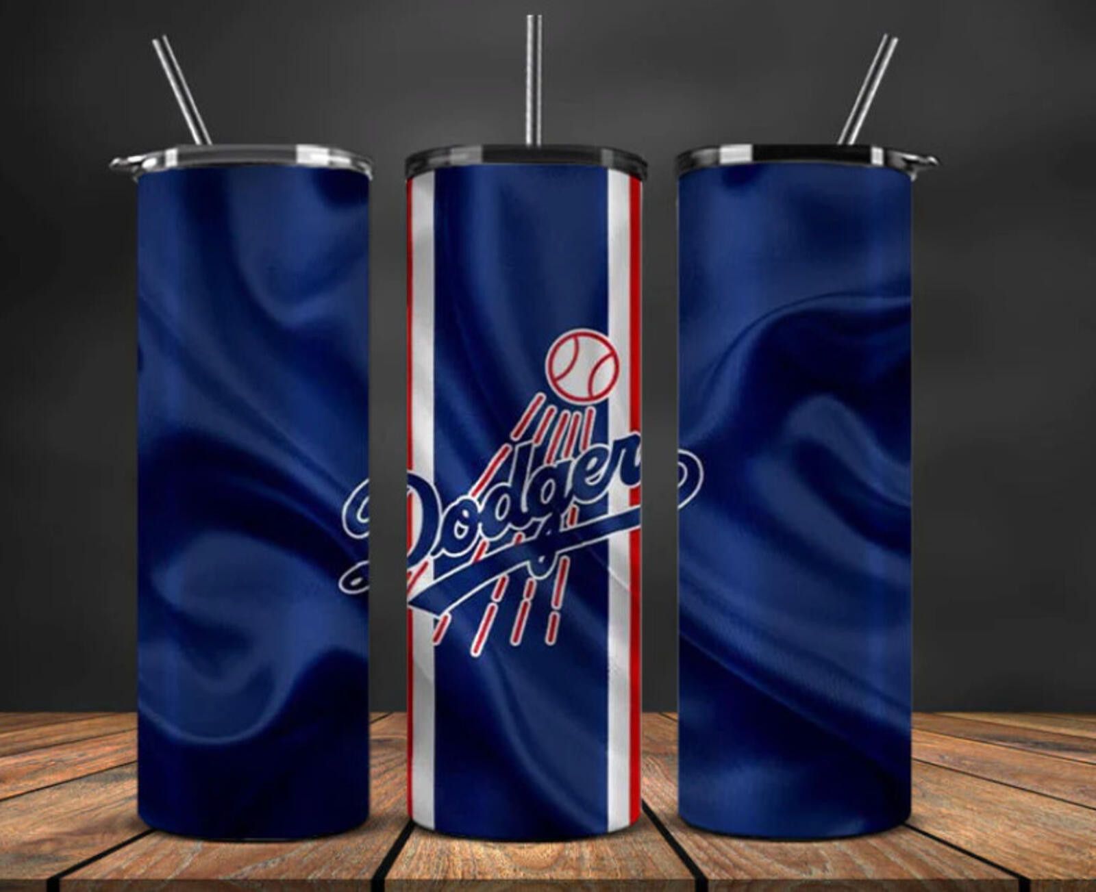 The Unbranded Brand 20 oz Los Angeles Dodgers Baseball Tumbler Size ONE SIZE - 1 Thumbnail