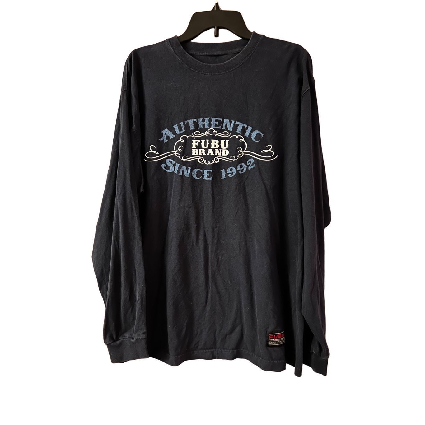 VTG 90s FABU Classic Long Sleeve T-Shirt Jersey Men's X-LARG