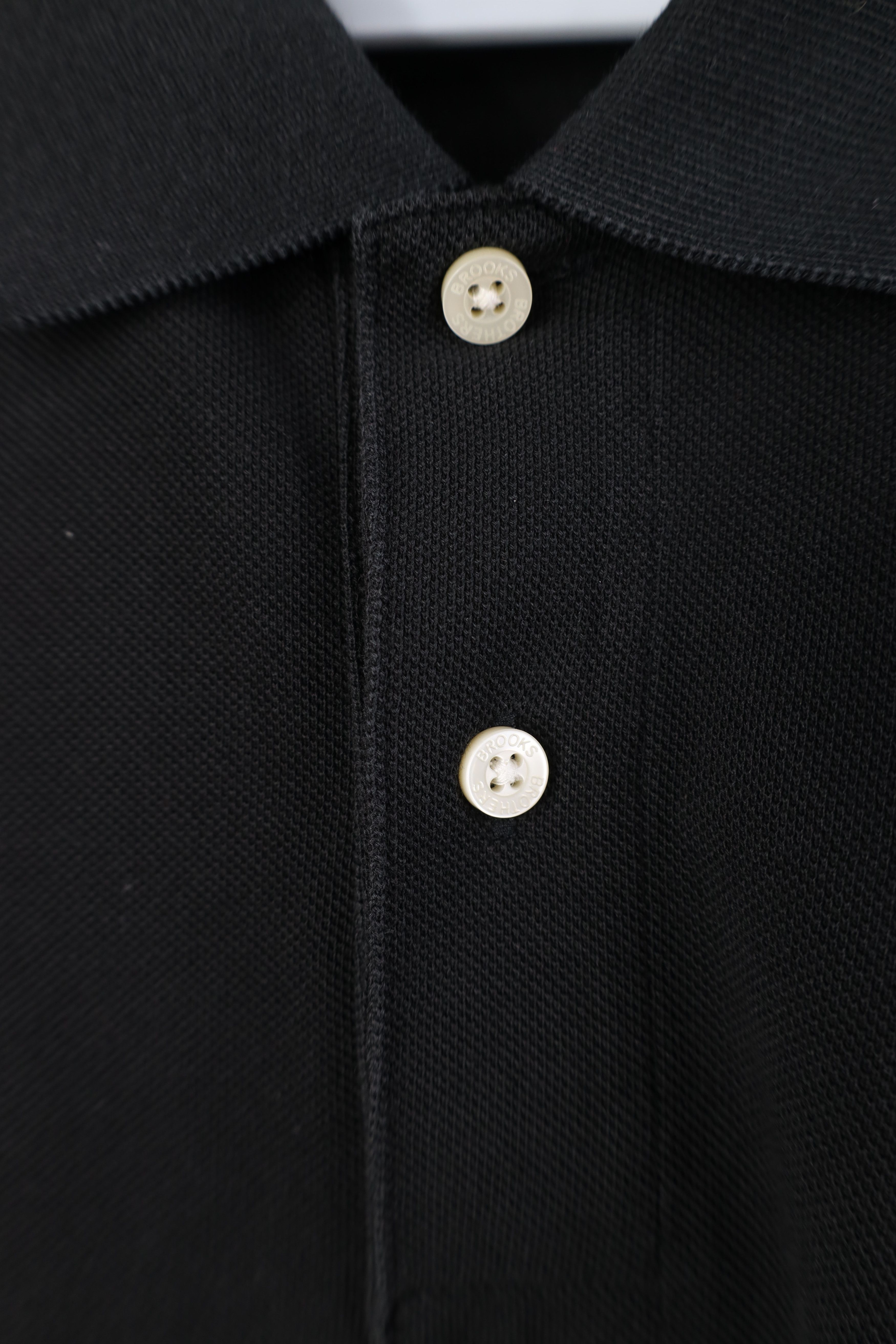Brooks Brothers Vintage Brooks Brothers Fit Pique Cotton Golf Polo Black Size US L / EU 52-54 / 3 - 5 Thumbnail