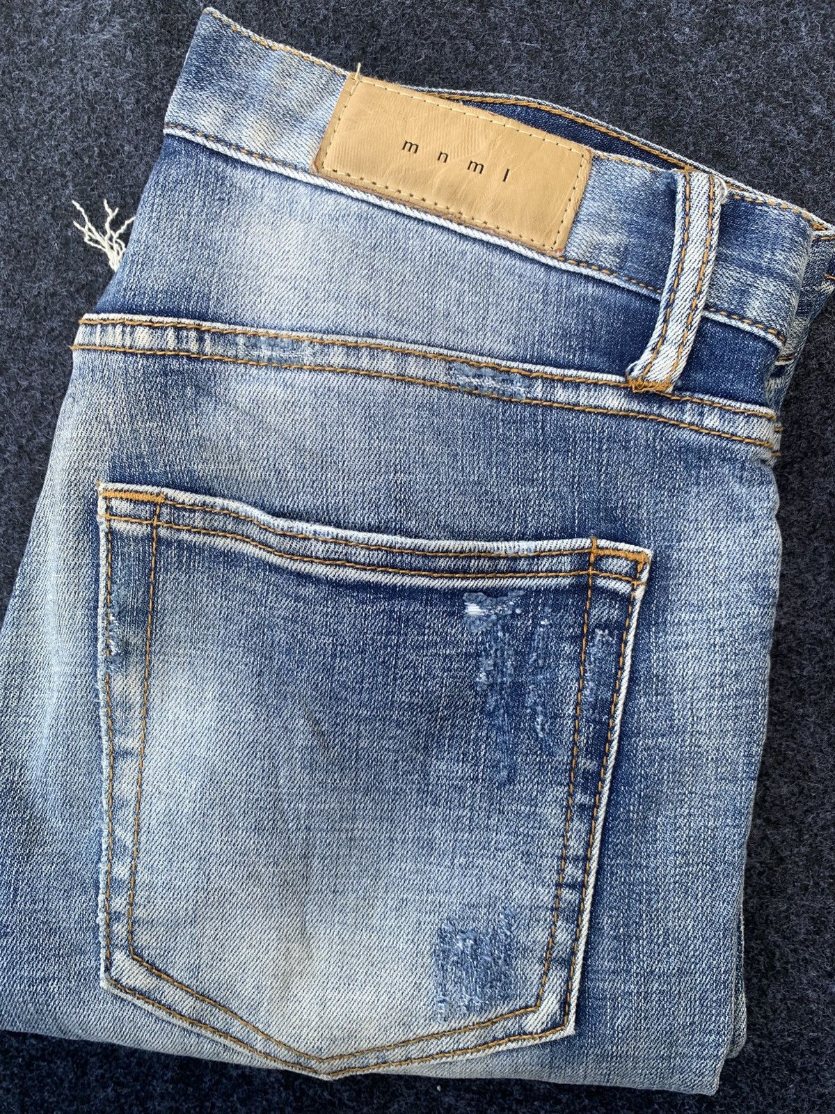 MNML Distressed MNML & nice design. Size US 31 - 10 Thumbnail