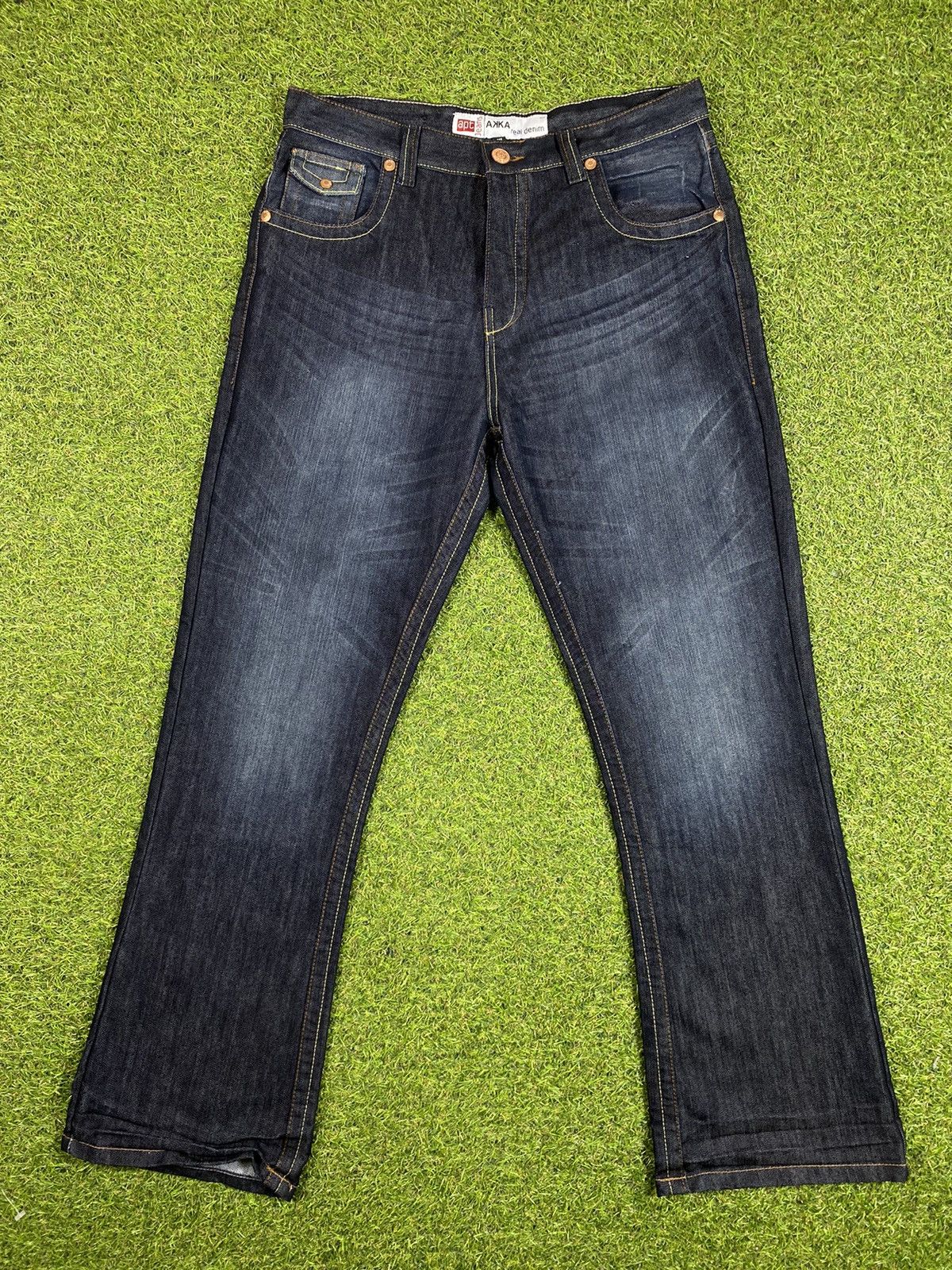 Japanese Brand Vintage Y2k Flared jeans faded Japanese style size 34 Size US 34 / EU 50 - 1 Thumbnail