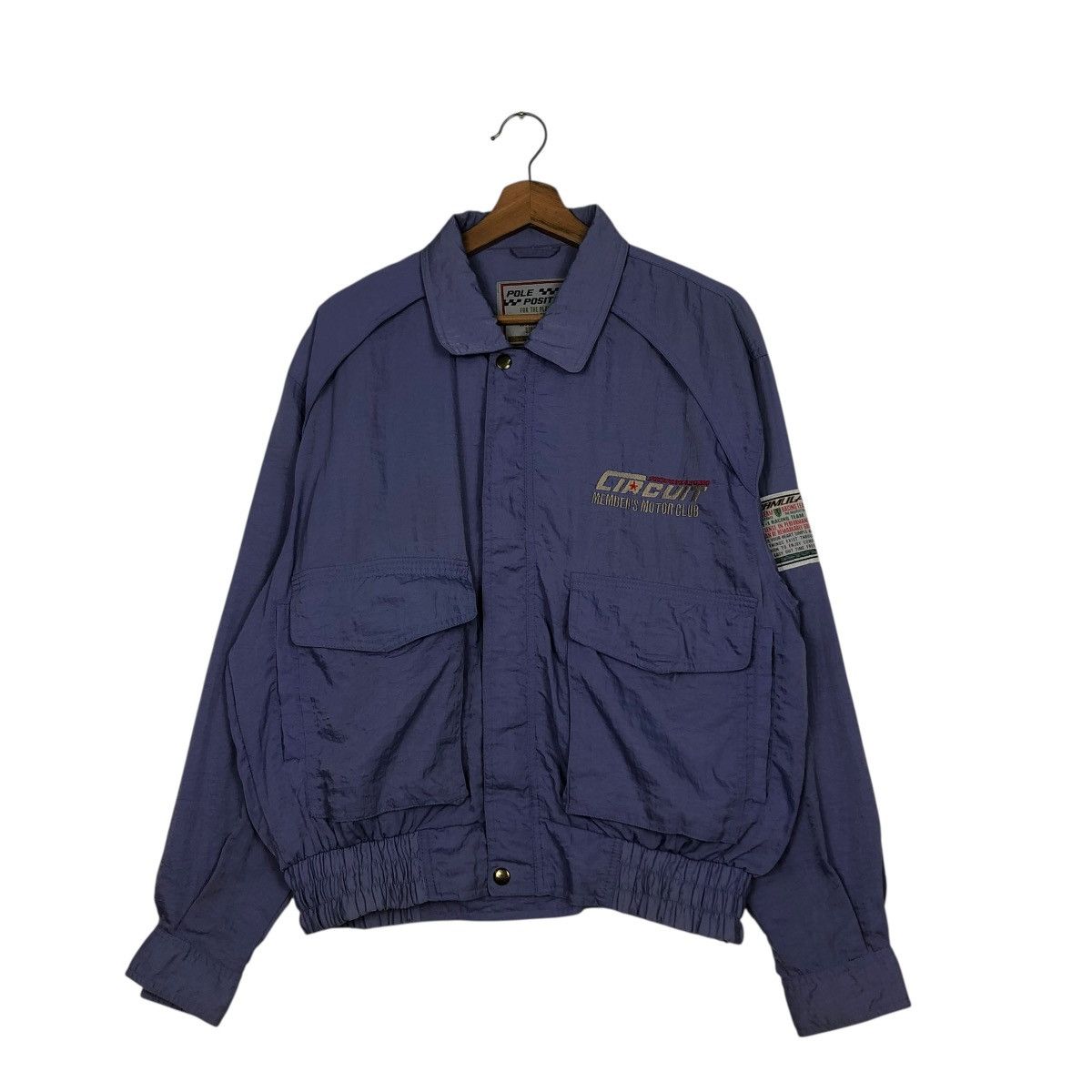 Japanese Brand 🔥LIGHT BABY PURPLE BOMBER JACKET FORMULA 1 RACING WEAR Size US M / EU 48-50 / 2 - 3 Thumbnail