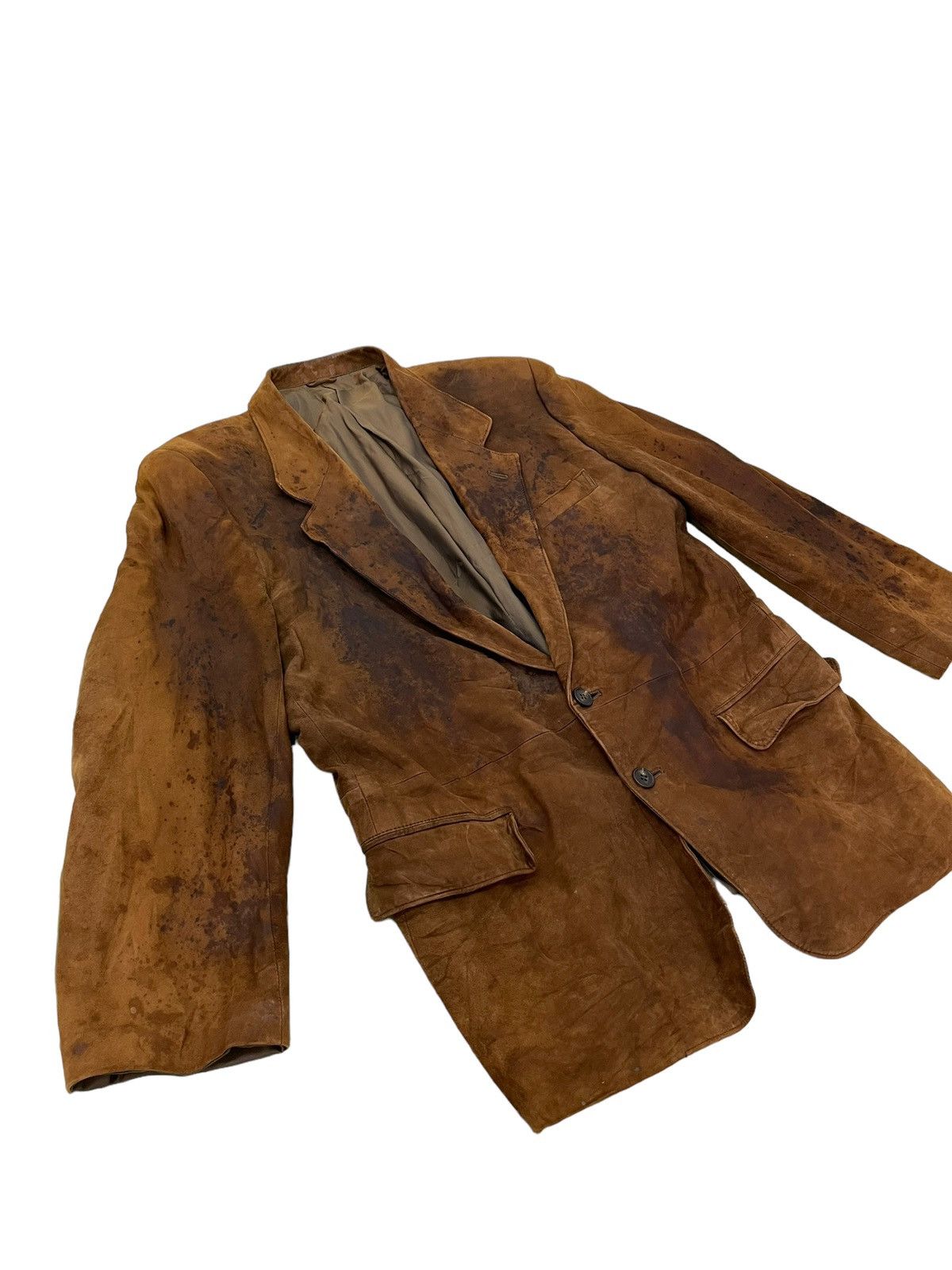 Christian Dior Monsieur Sheepskin Leather Blazer Christian Dior Vtg 90s 5🟩5 Size US L / EU 52-54 / 3 - 1 Thumbnail