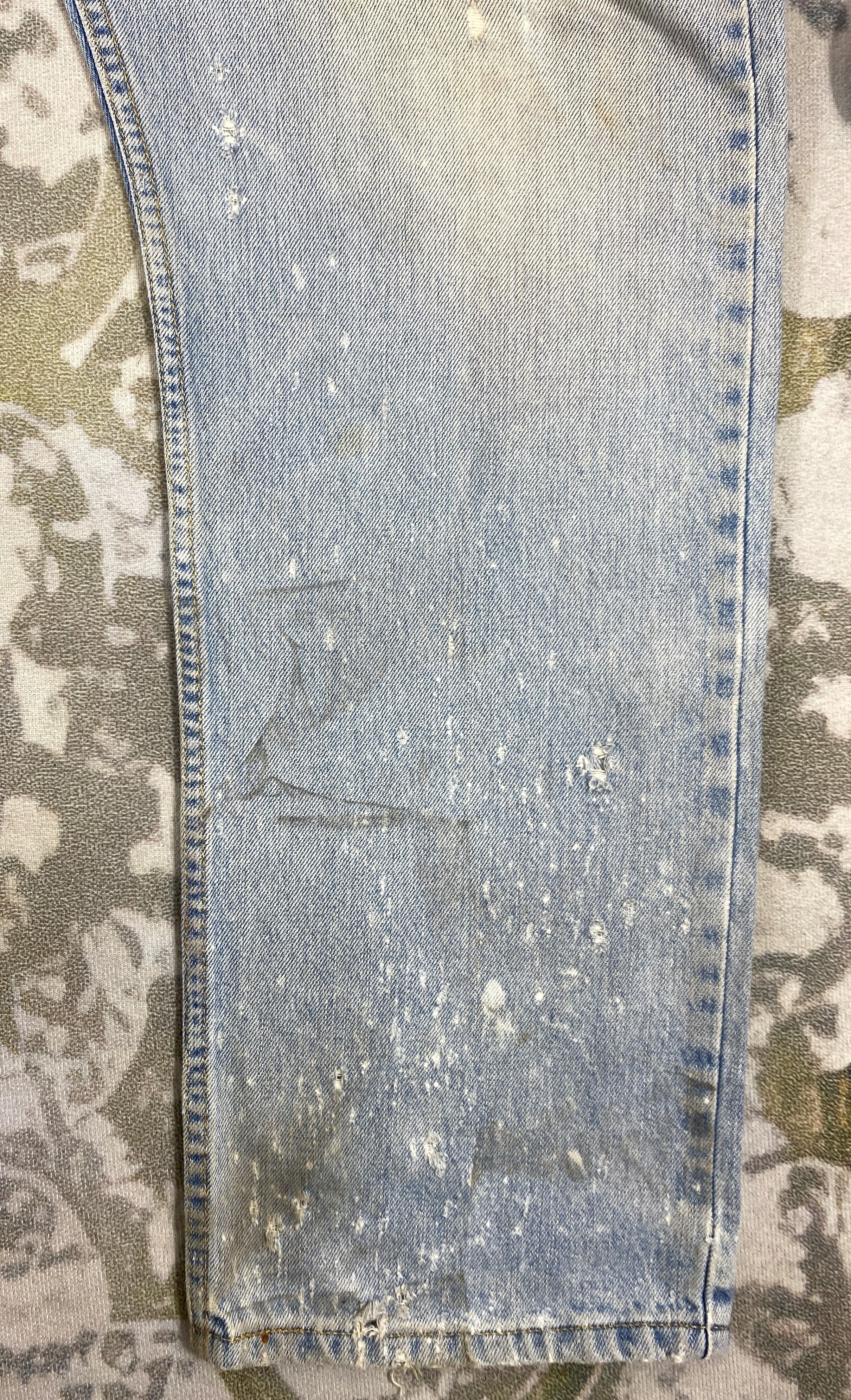 Levi's Light Blue Wash Vintage Levi's 505 37x29.5 Denim -JN1913 Size US 37 - 14 Thumbnail