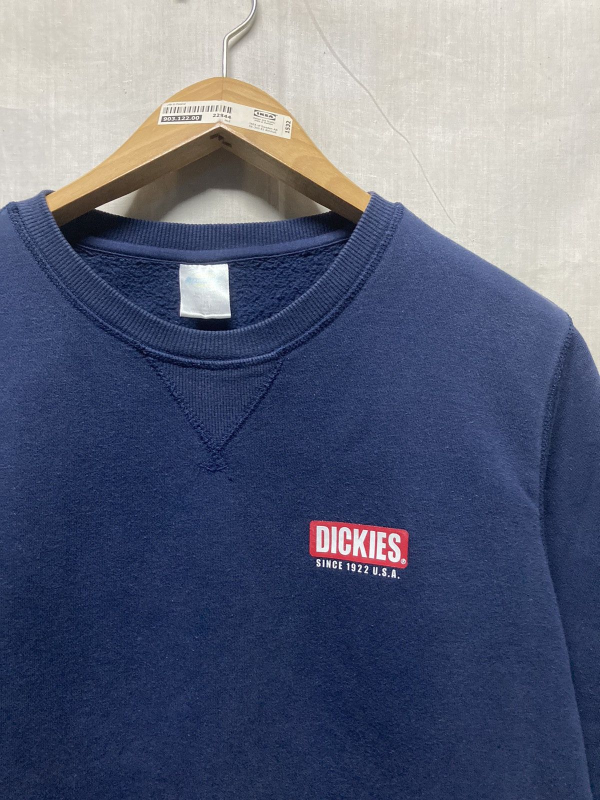Dickies × Vintage Vintage Dickies Navy Sweatshirt Size US M / EU 48-50 / 2 - 3 Thumbnail