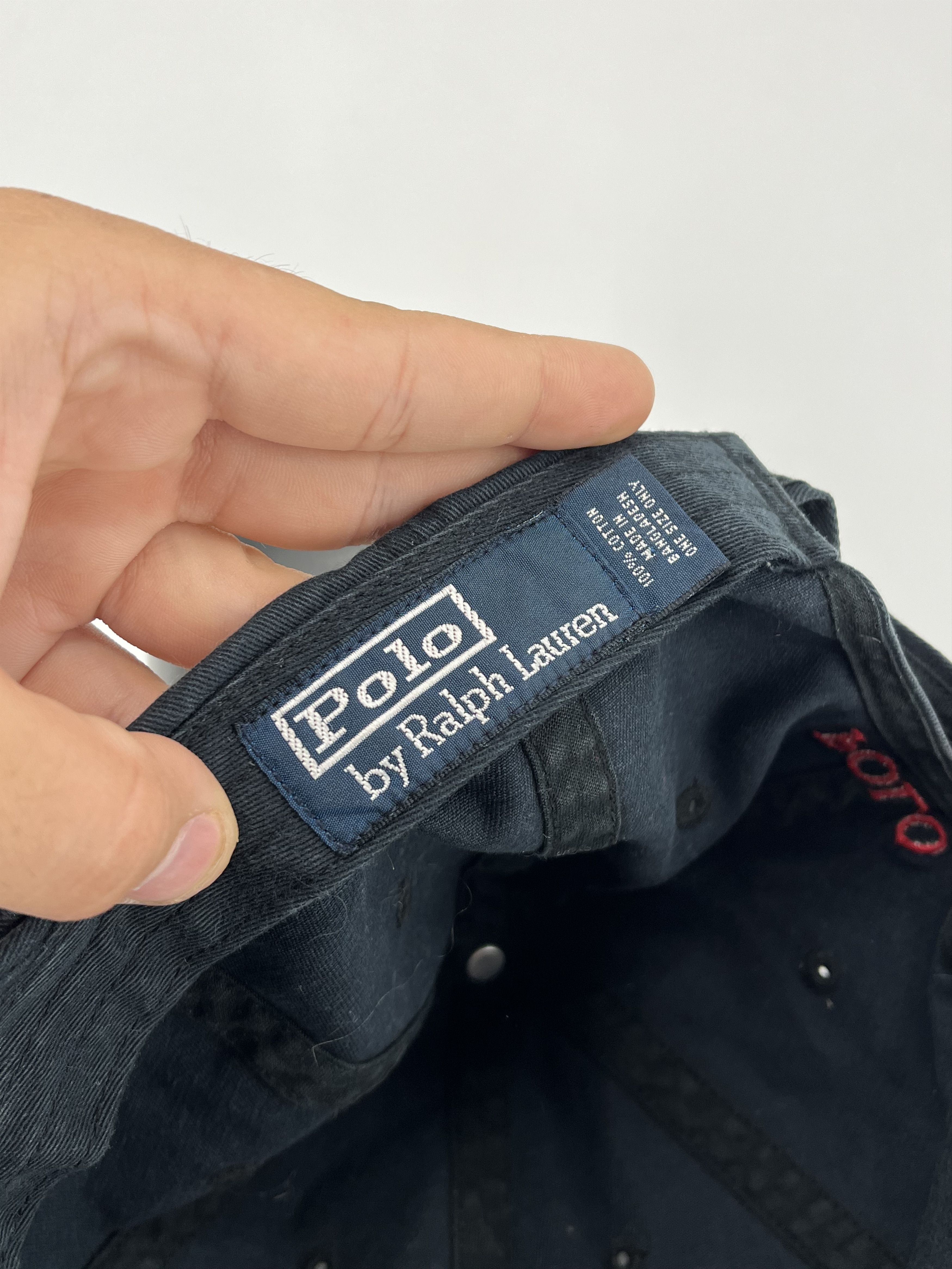 Polo Ralph Lauren × Ralph Lauren Vintage Polo Ralph Lauren Logo Cap Size ONE SIZE - 6 Thumbnail
