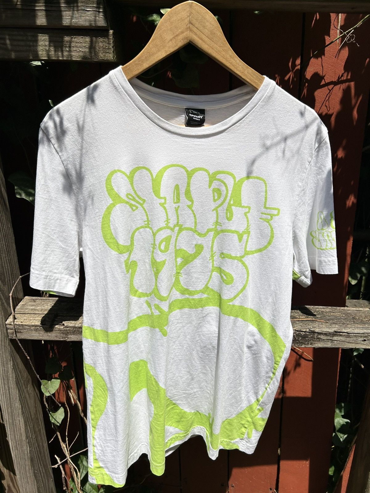 Japanese Brand × Oakley RARE Oakley Staple AOP Graffiti Tagging Tee M Size US M / EU 48-50 / 2 - 2 Thumbnail
