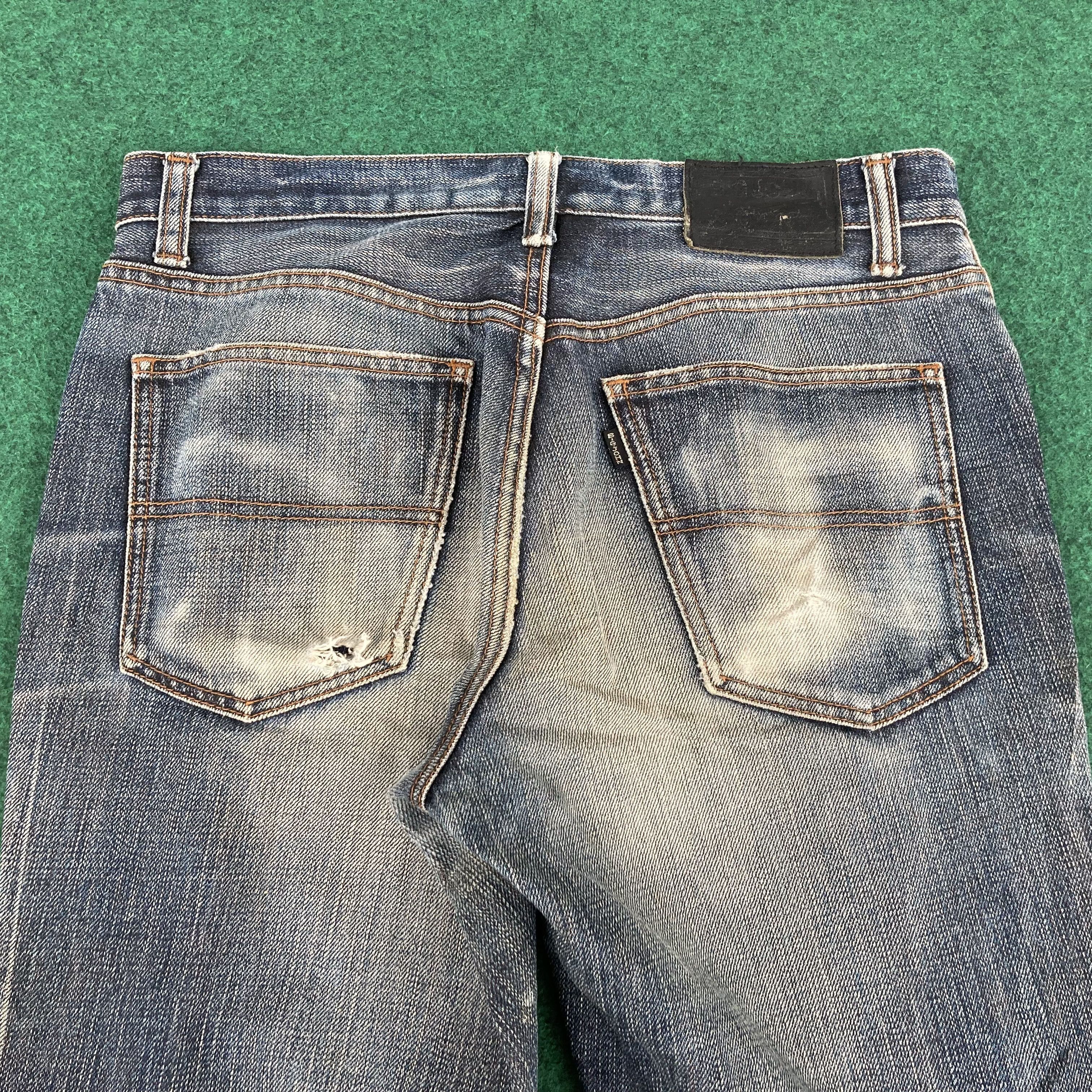 Big John Vtg Big John Blue Denim Flare Sz 32 Bootcut Jeans Size US 32 / EU 48 - 11 Thumbnail