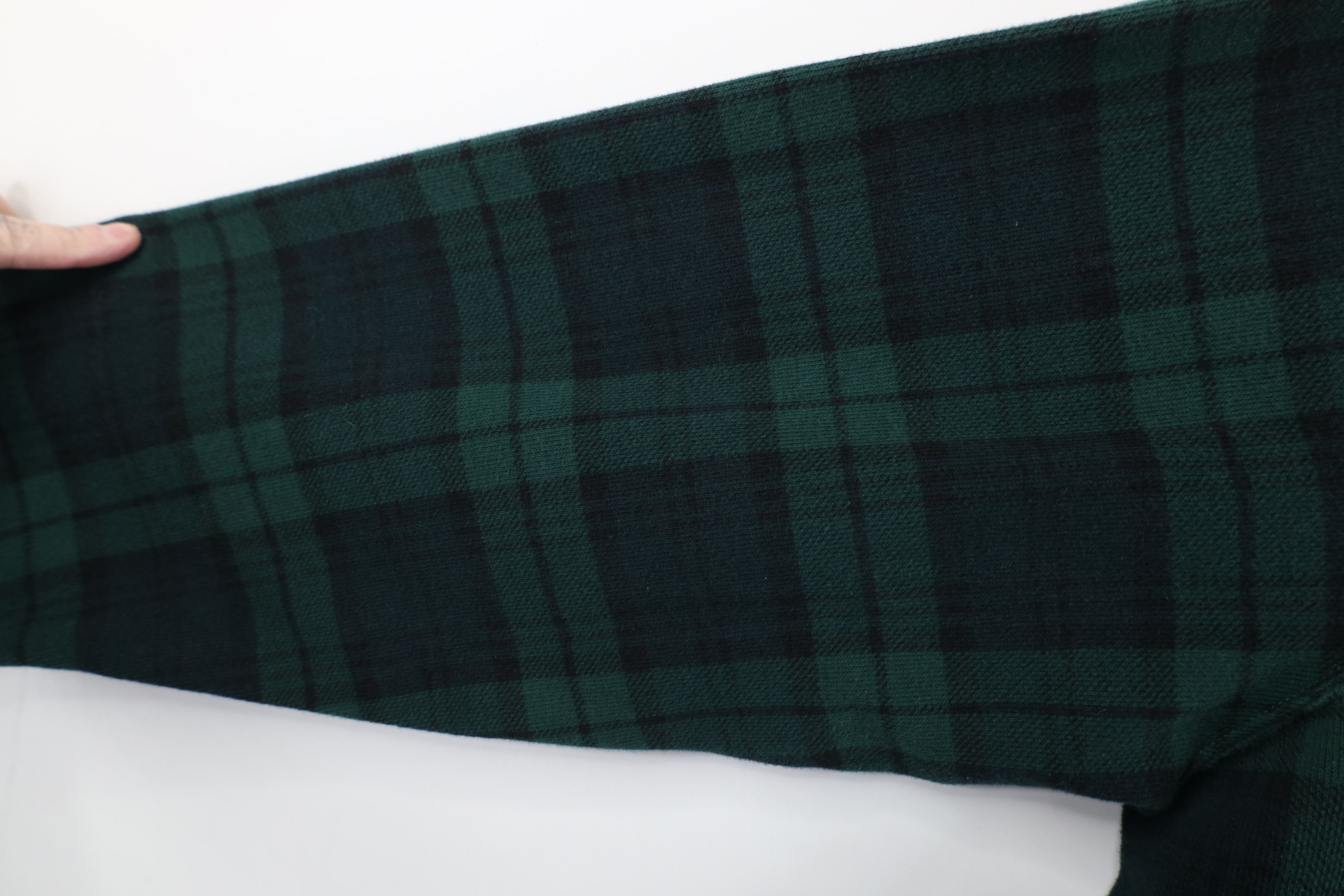 Ralph Lauren Vintage Y2K Ralph Lauren Ribbed 1/4 Half Zip Sweater Plaid Size US XXL / EU 58 / 5 - 8 Thumbnail