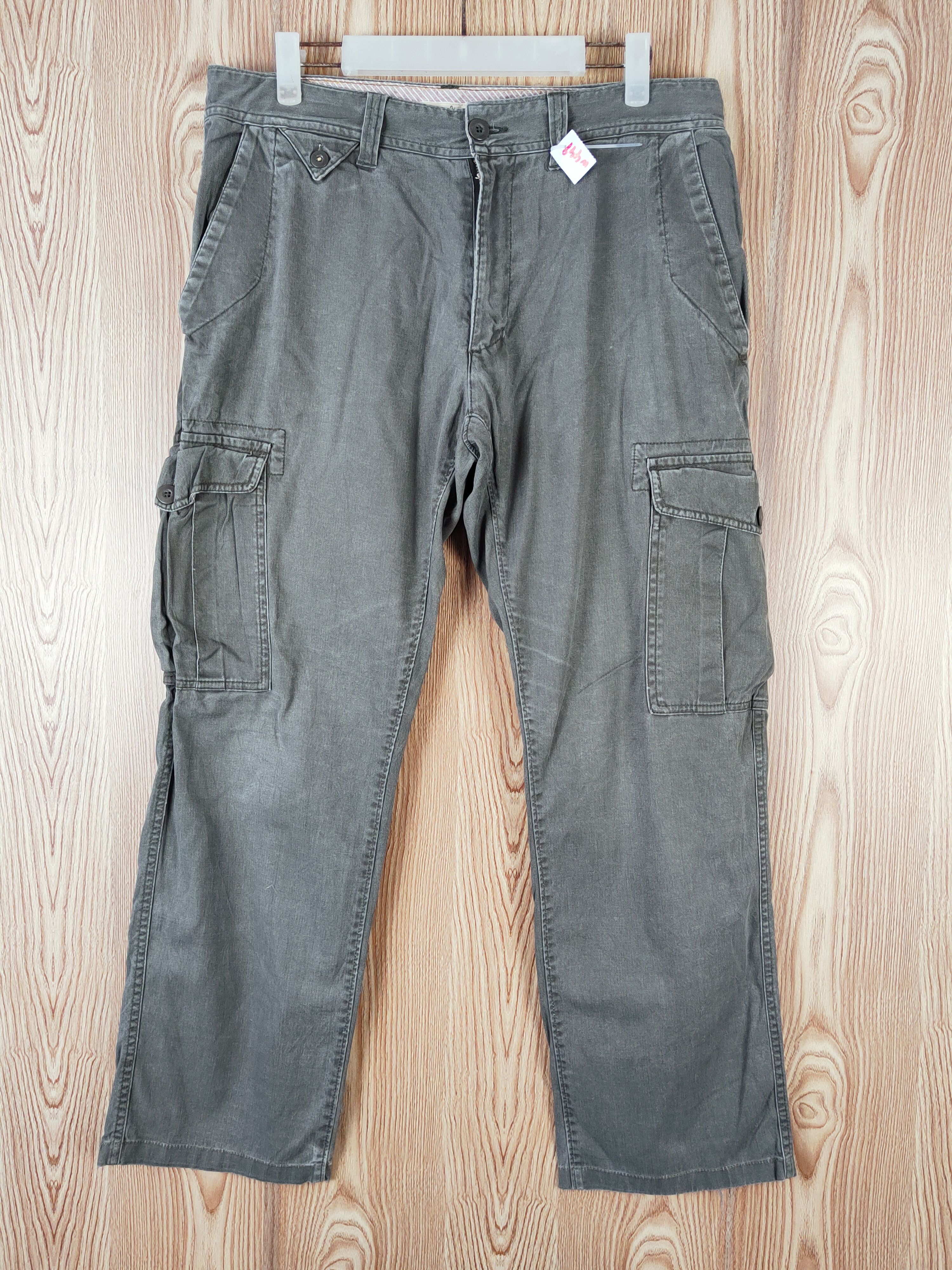 Global Work Global Work Green Multipocket Tactical Cargo Pants #W449 Size US 34 / EU 50 - 1 Thumbnail