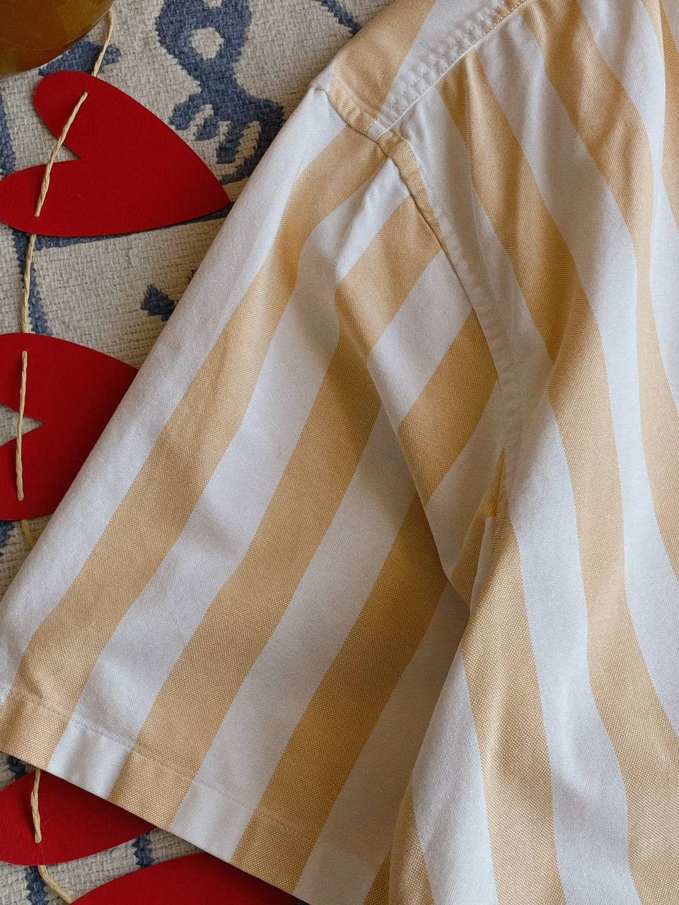 Norse Projects Norse Projects Theo Oxford Shirt Yellow Stripe Short Sleeve Size US XL / EU 56 / 4 - 5 Thumbnail