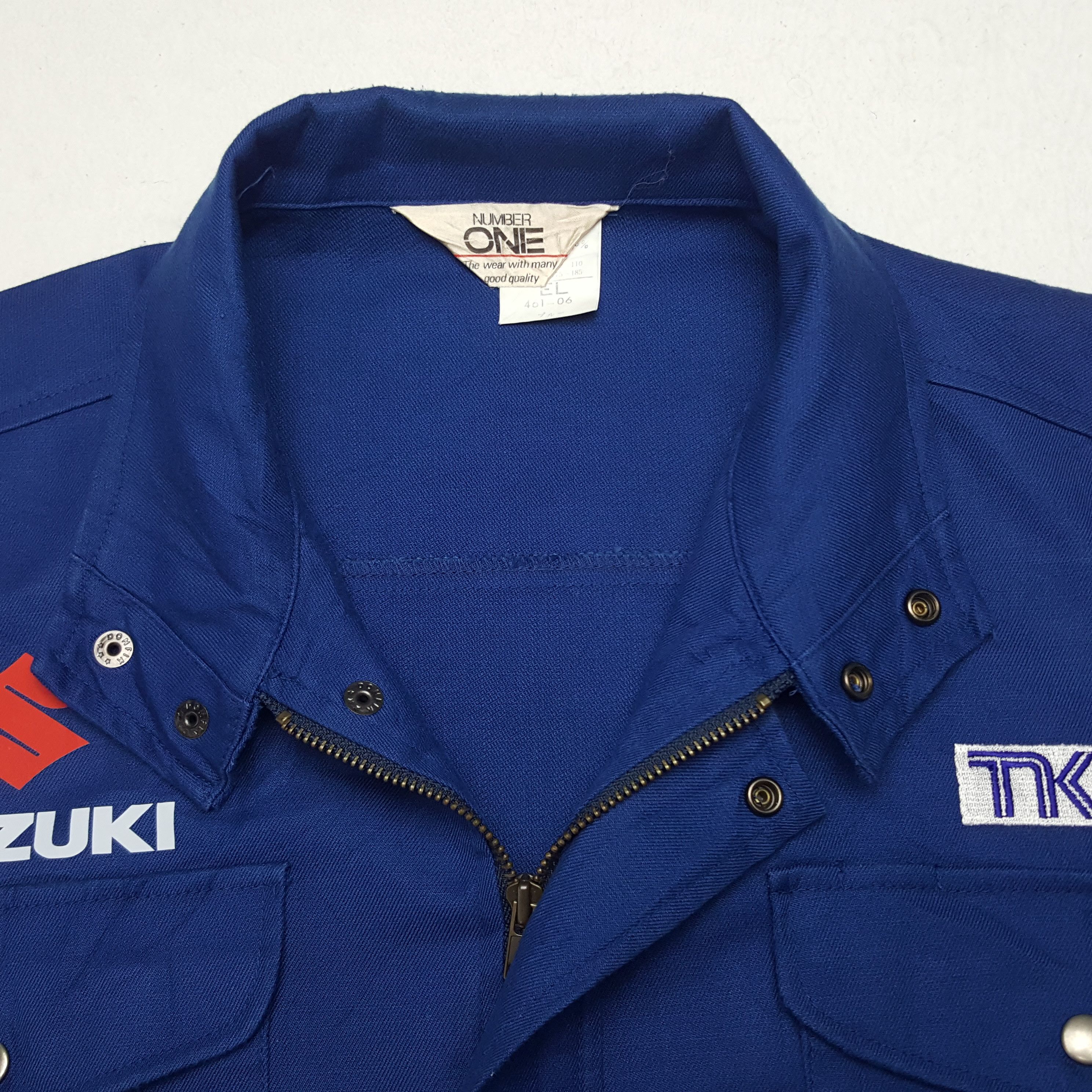 Japanese Brand × Vintage Vintage Suzuki Racing Custom Logo Worker Sport Japan Jacket Size US L / EU 52-54 / 3 - 5 Thumbnail