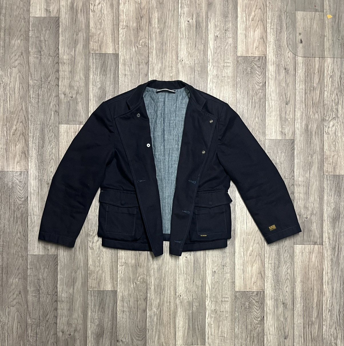G-Star G-Star RAW Research Cropped Denim Jacket Size US M / EU 48-50 / 2 - 2 Thumbnail
