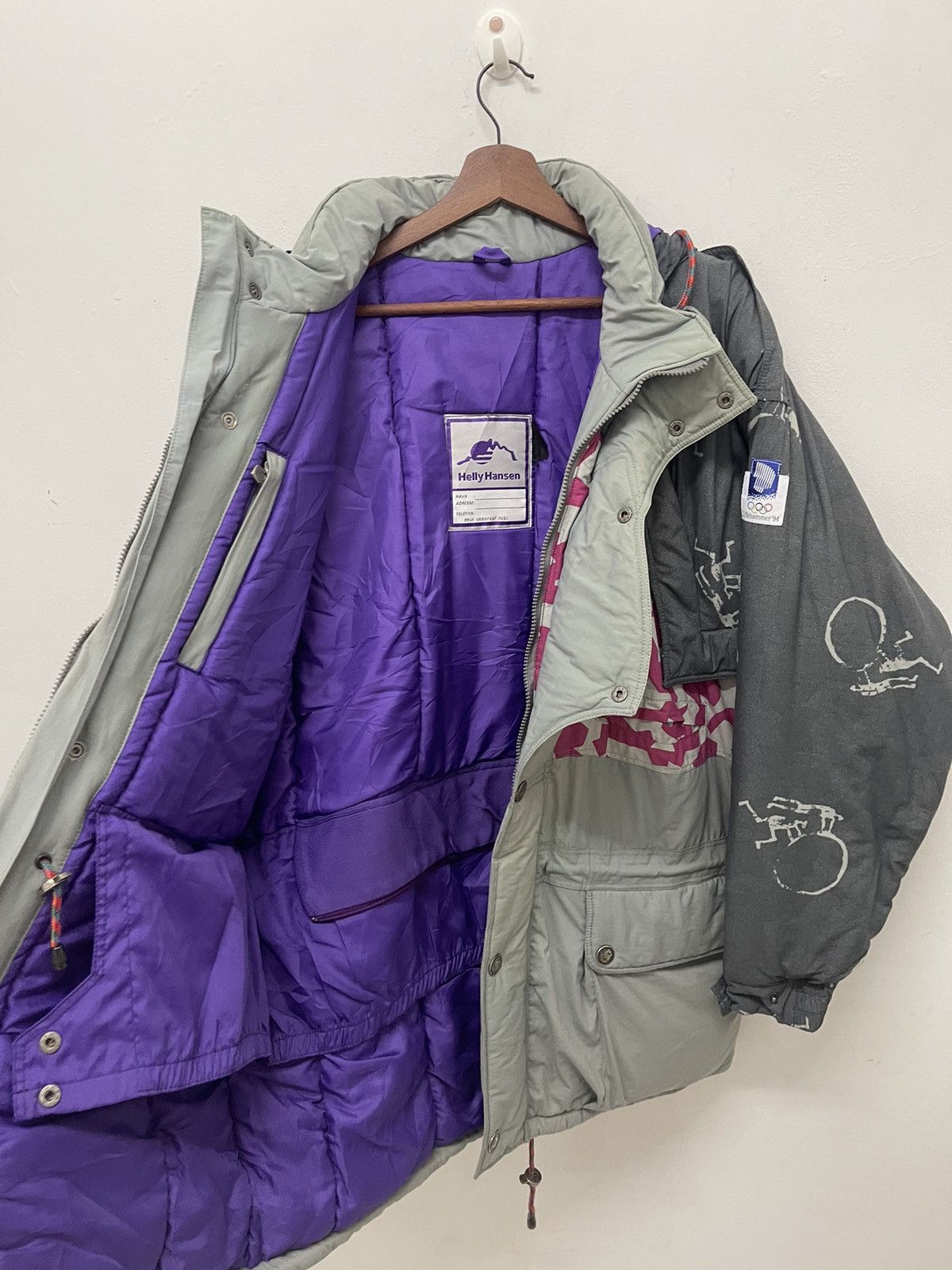 Helly Hansen VINTAGE LILLEHAMMER 94’ OLYMPIC SKI JACKET Size US XL / EU 56 / 4 - 2 Thumbnail