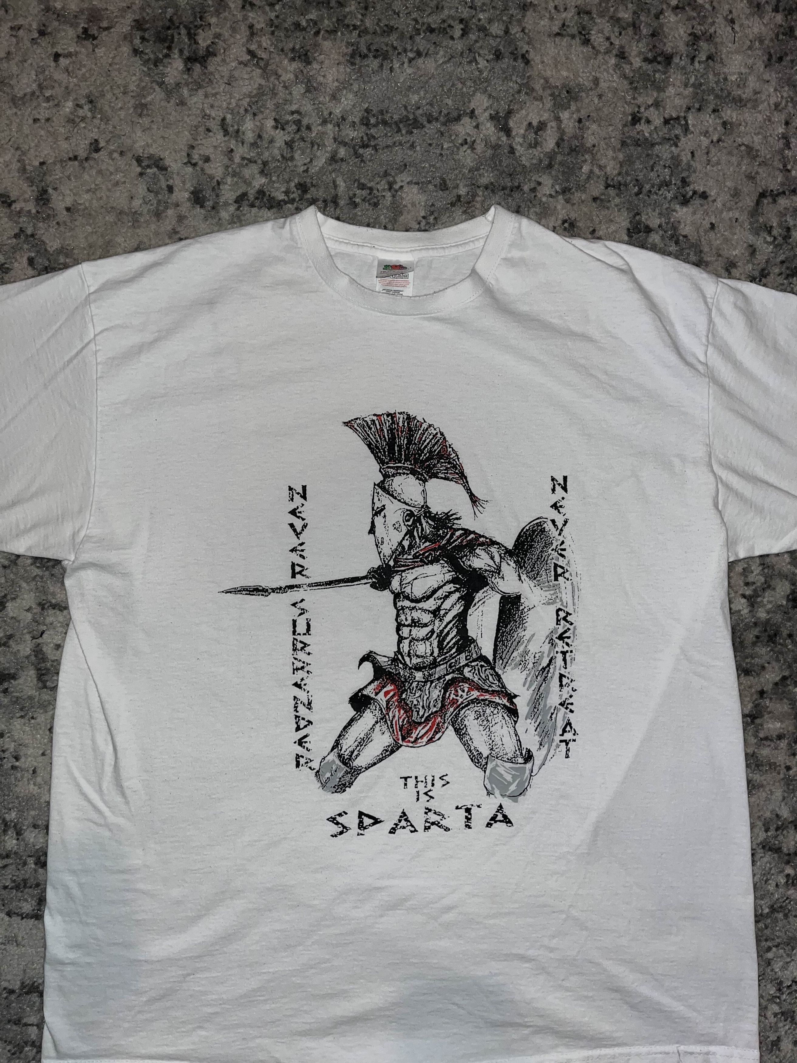 Vintage This Is Sparta Movie Promo Shirt Size US XL / EU 56 / 4 - 2 Thumbnail