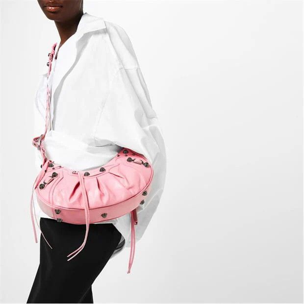 Balenciaga o1g2r1mq0924 Size: OS / Small Shoulder Bag in Pink Size ONE SIZE - 4 Thumbnail