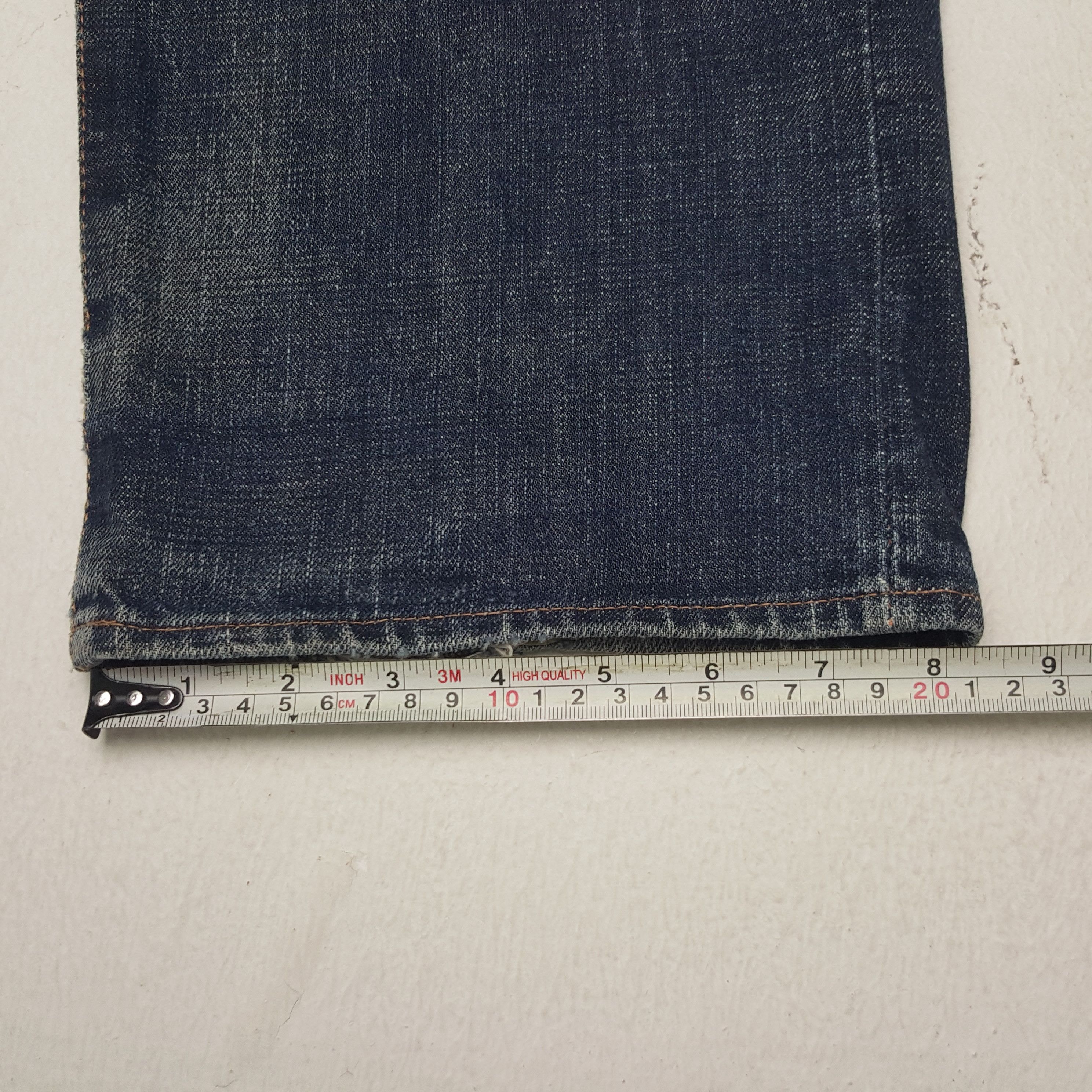 Evisu × Japanese Brand × Vintage Vintage Evisu Japanese Brand Daicock Custom Art Denim Jeans Size US 30 / EU 46 - 12 Thumbnail