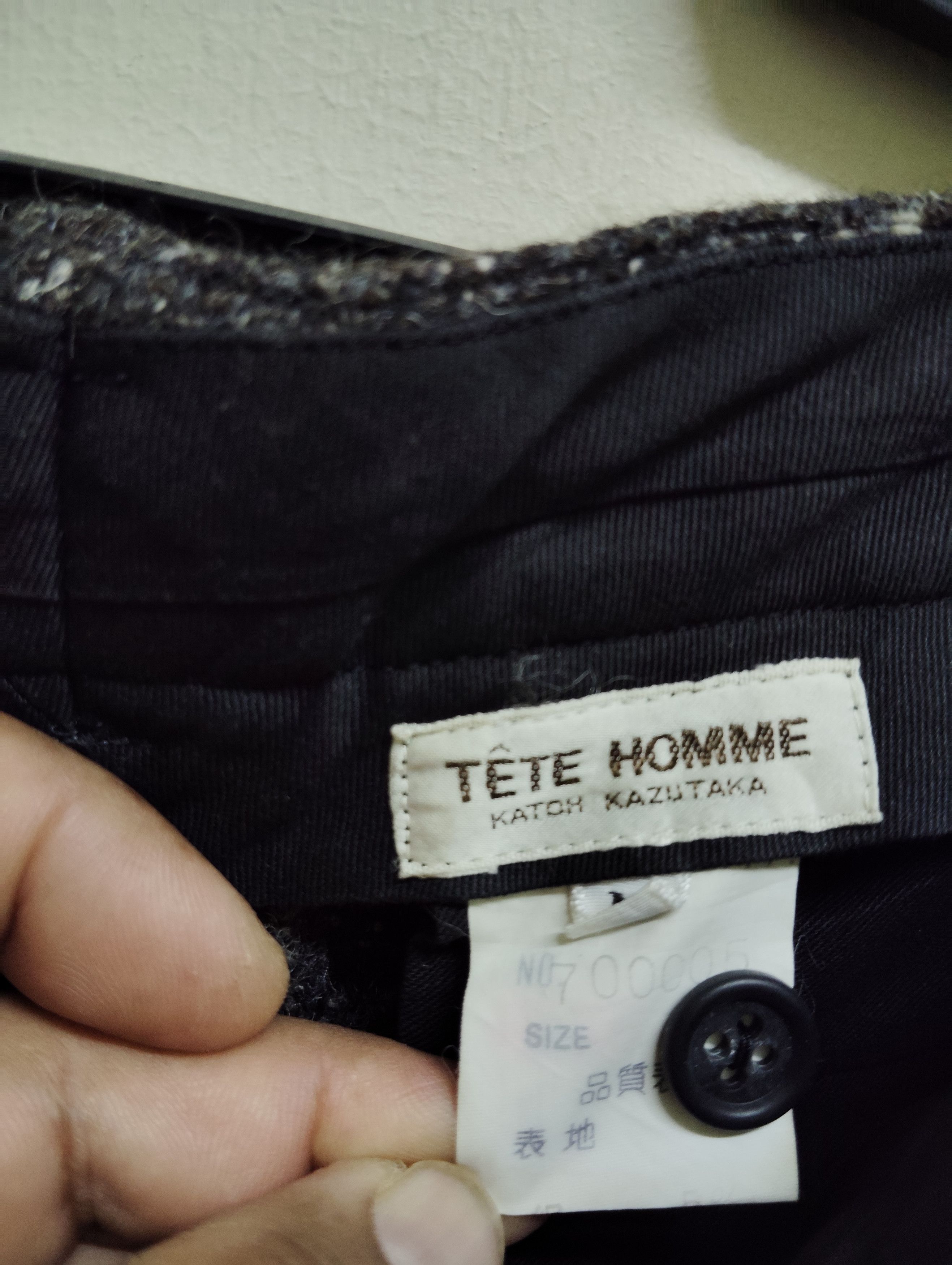 Issey Miyake × Tete Homme 🔥🔥RARE🔥🔥 TÊTE HOMME KATOH KAZUTAKA WOOL PANT Size US 28 / EU 44 - 8 Thumbnail