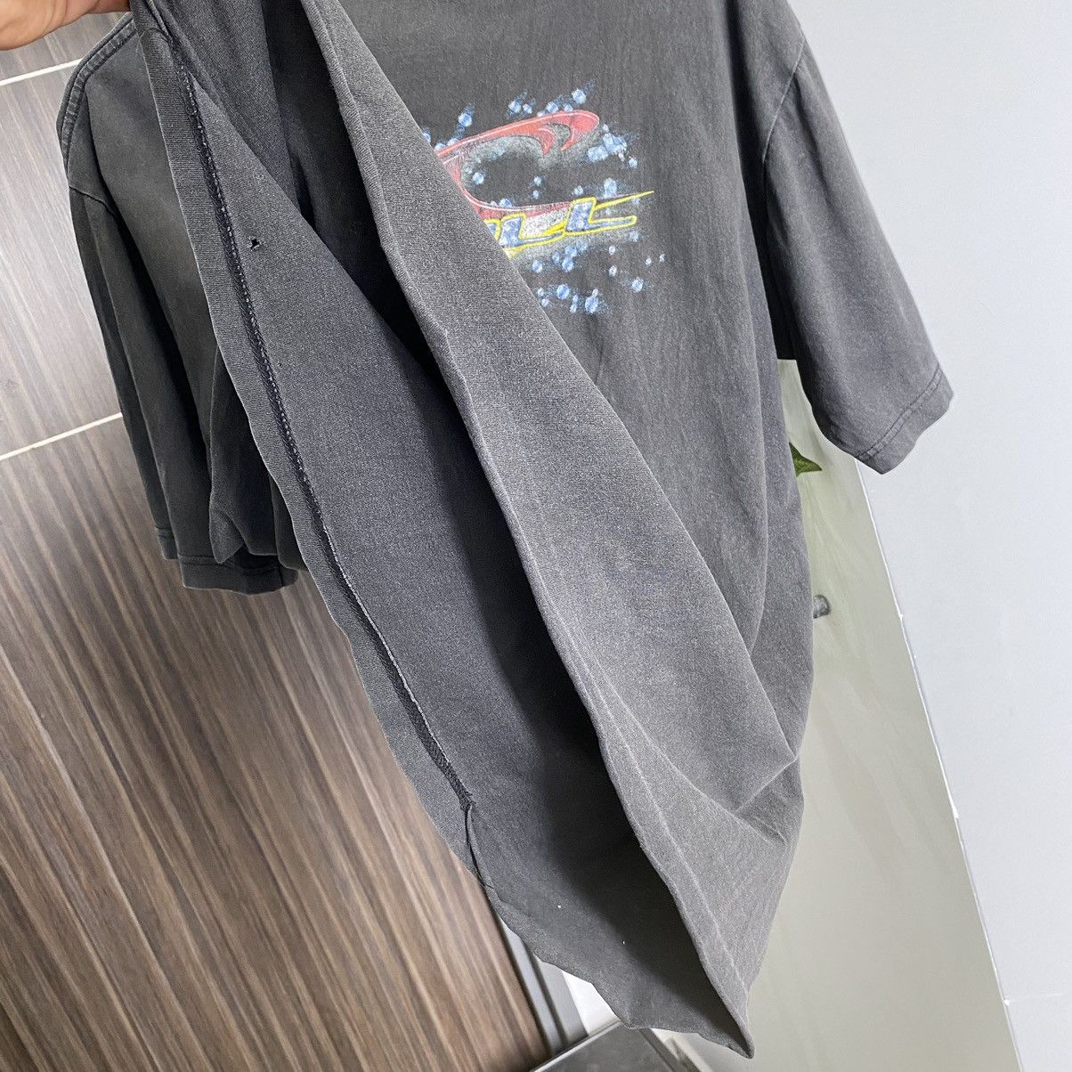 O'Neill Thrashed Faded Vintage 90s Oneill Surfboard ERD GRUNGE TEE Size US XL / EU 56 / 4 - 13 Thumbnail