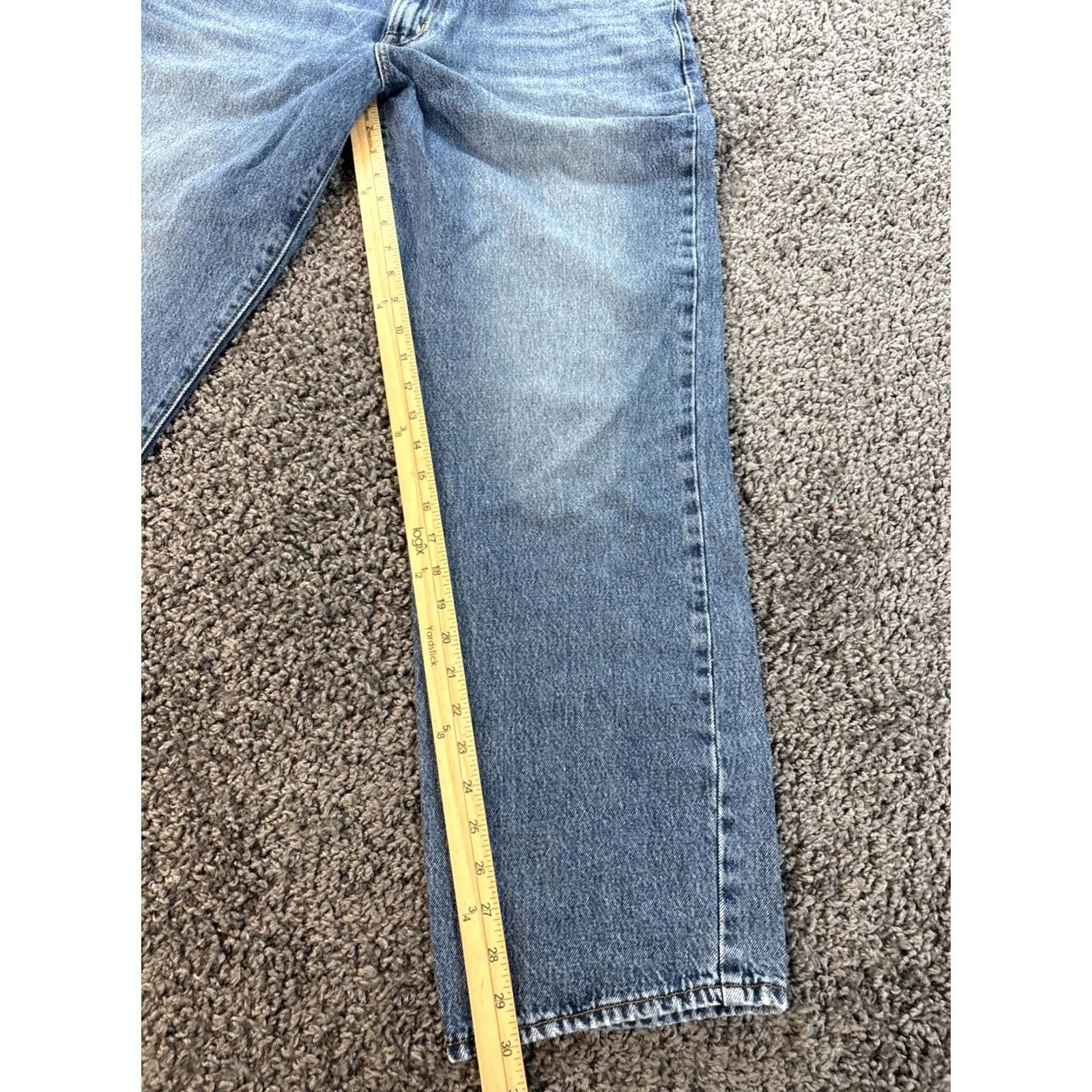 Levi's VINTAGE Levi's Baggy Jeans Womens 31x30 Denim Blue Wide-Leg 90s Retro Relaxed Mens Womens? Size 24" / US 00 / IT 34 - 2 Thumbnail
