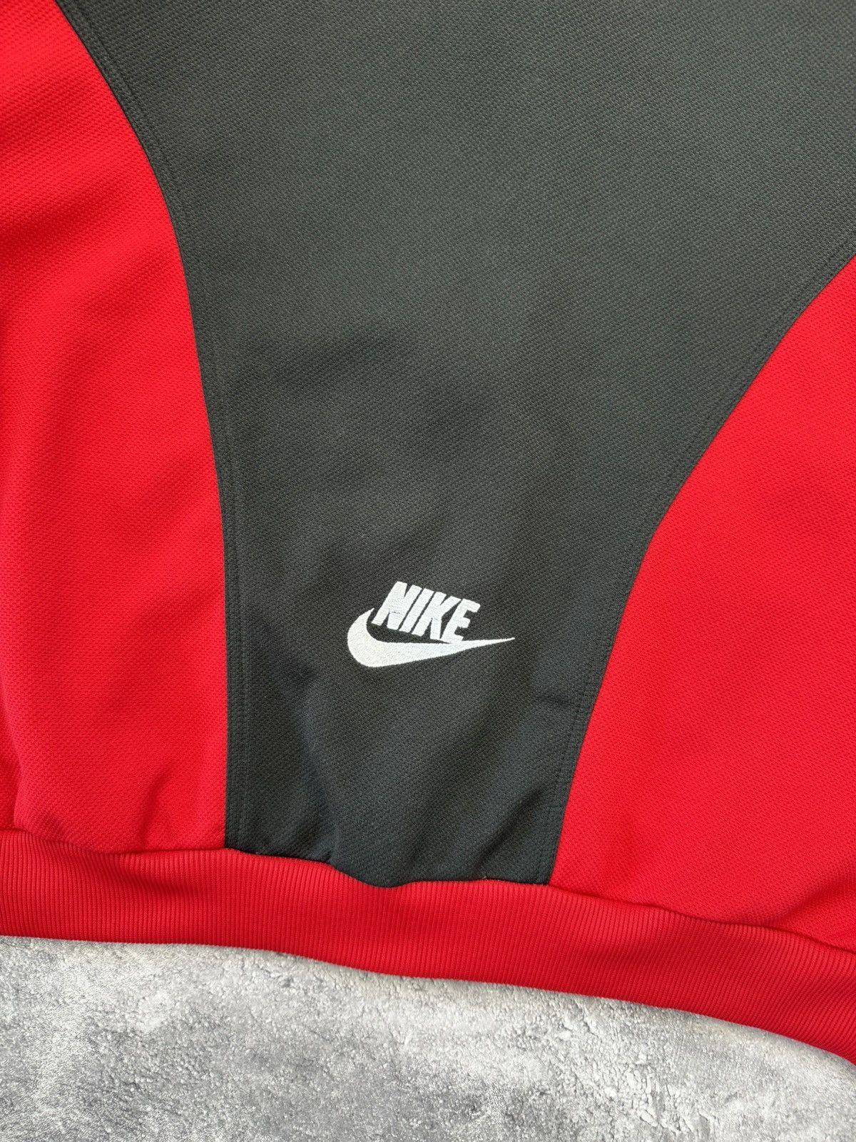 Nike Vintage 90s Nike Track Top Jacket Retro Swoosh Y2K Drill Size US XL / EU 56 / 4 - 17 Thumbnail
