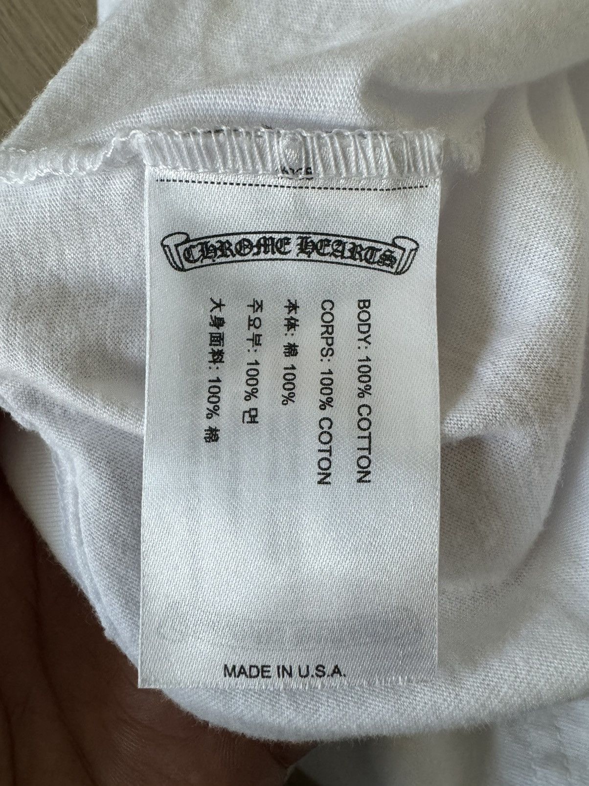 Chrome Hearts Chrome Hearts “Love You” Neck Logo Pocket Shirt Size Large Size US L / EU 52-54 / 3 - 8 Thumbnail