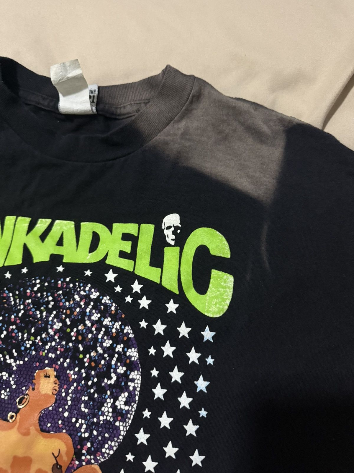 Band Tees Vintage 00s Funkadelic Shirt Sun Fade Y2K Size US M / EU 48-50 / 2 - 4 Thumbnail