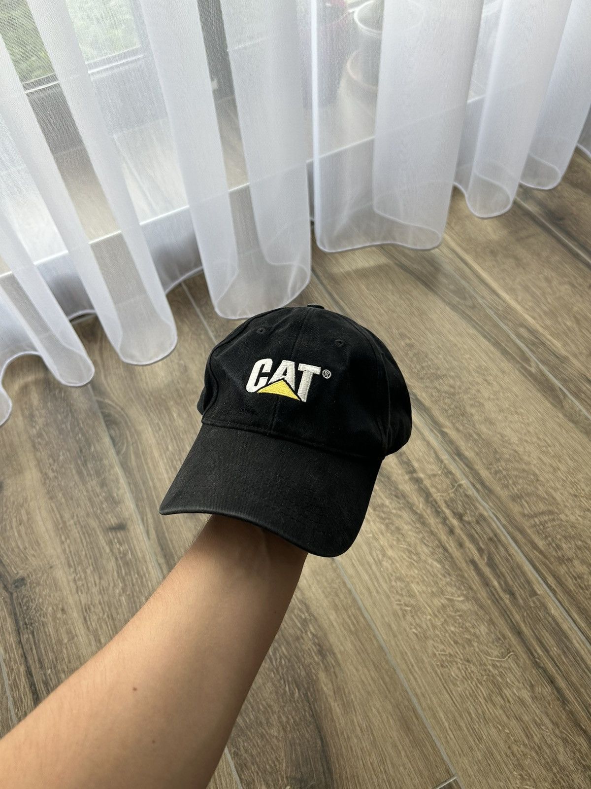 Caterpillar × Vintage Vintage Caterpillar Y2k cap mens Size ONE SIZE - 1 Thumbnail