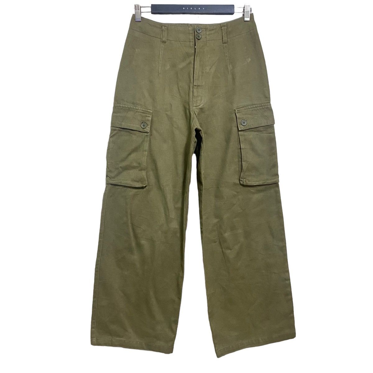 Japanese Brand Japanese Brand BABYLON Wide Leg Cargo Pants Size US 29 - 2 Thumbnail
