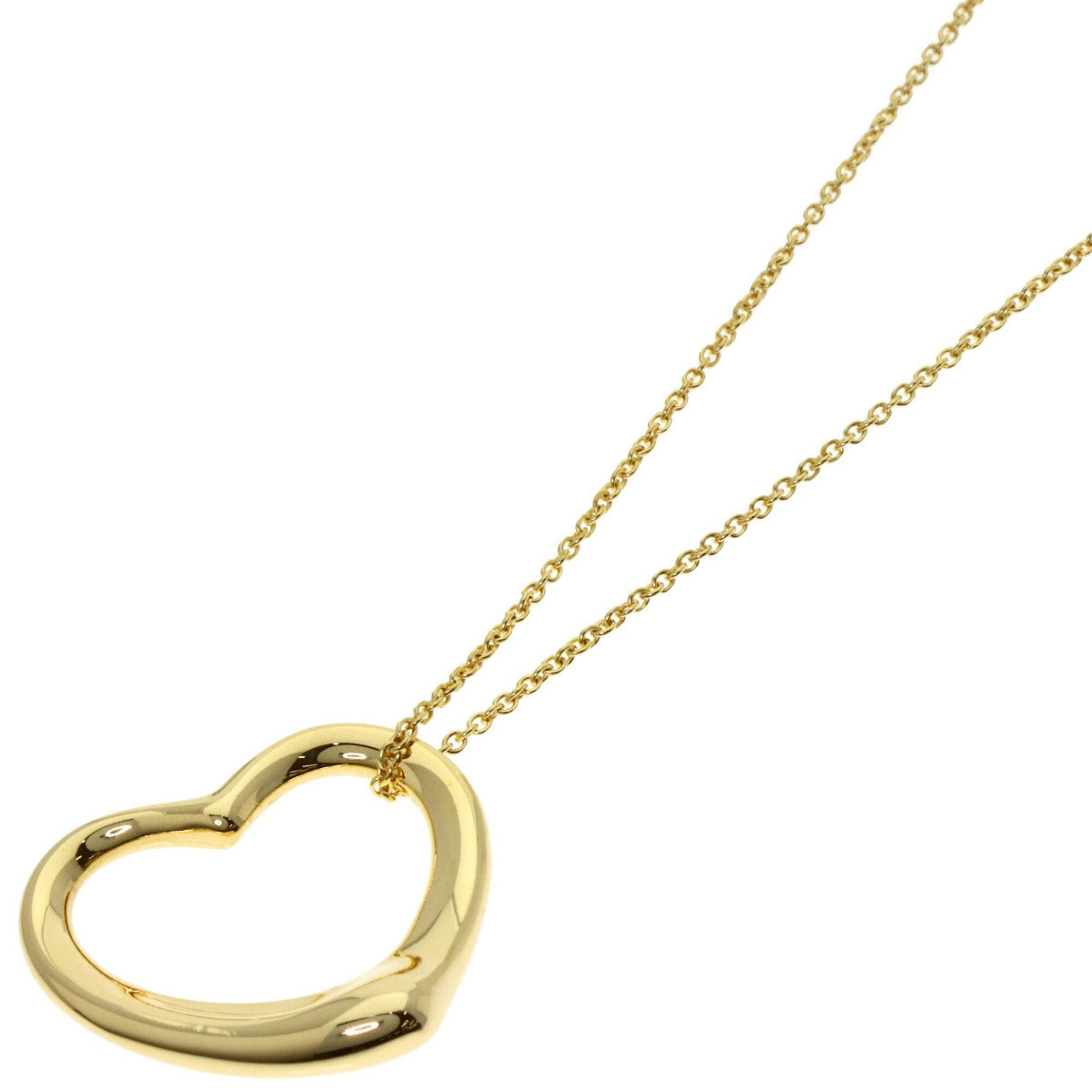 Tiffany & Co. Tiffany & Co. Open Heart Necklace, 18K Yellow Gold, Women's. Size ONE SIZE - 1 Thumbnail