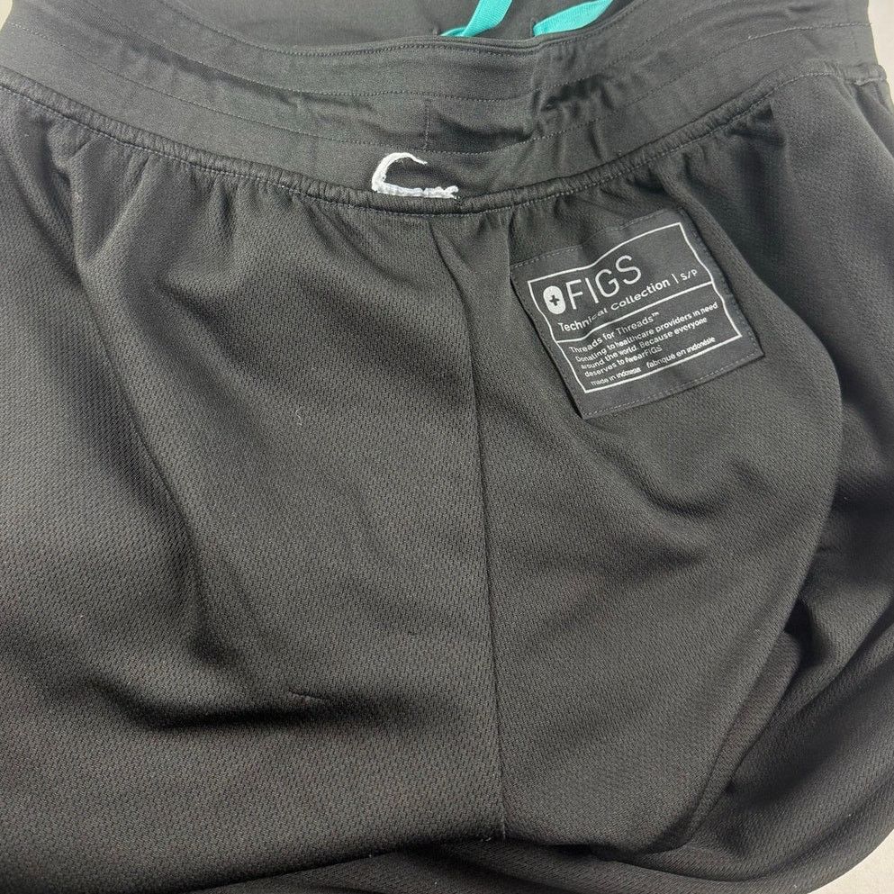 Other FIGS Zamora FreeX Lined Jogger Scrub Pants - Black, Small Size 24" / US 00 / IT 34 - 8 Thumbnail