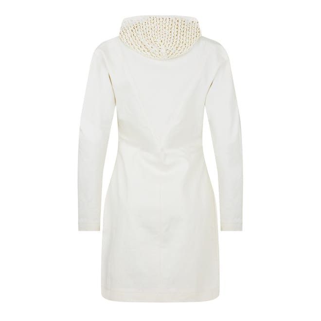 Bottega Veneta Bottega Veneta Hooded Mini Dress in White Size M / US 6-8 / IT 42-44 - 2 Thumbnail