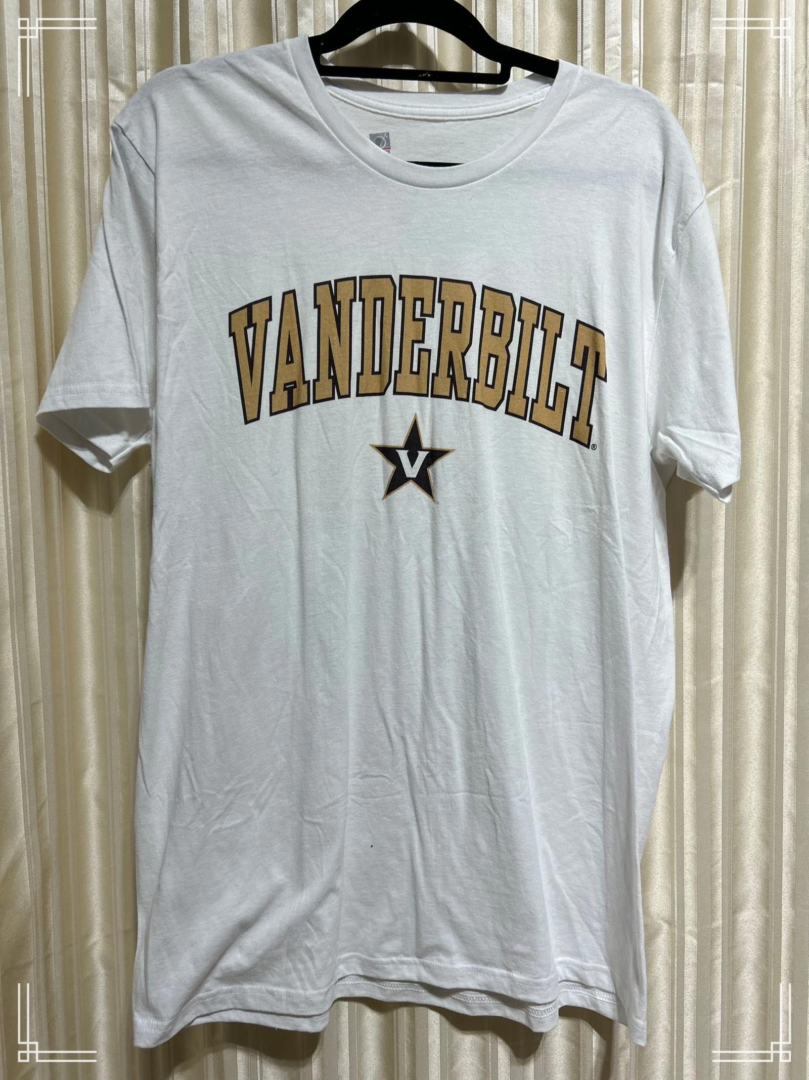 Designer Vanderbilt University White Graphic T-Shirt - Size L Size US L / EU 52-54 / 3 - 1 Thumbnail