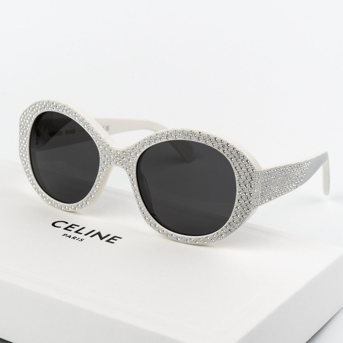 Celine CL4240IS 25A ANIMATION BRAND NEW Sunglasses Ivory Silver Studs Women Celine | Accessories | Celine Cl424is 25a Animation Brand  main image 3