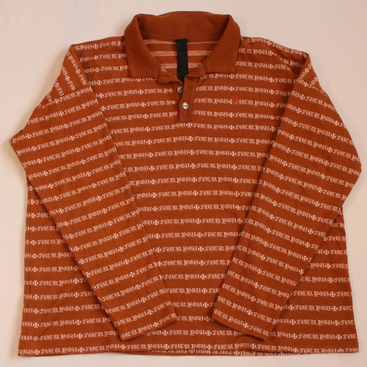 Chrome Hearts Chrome Hearts Matty Boy Long Sleeve Polo Size US L / EU 52-54 / 3 - 6 Thumbnail