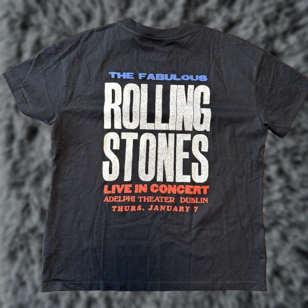 Vintage The Rolling Stones T Shirt Small Live Concert Adelph Theater Dublin H&M New Size US S / EU 44-46 / 1 - 1 Thumbnail