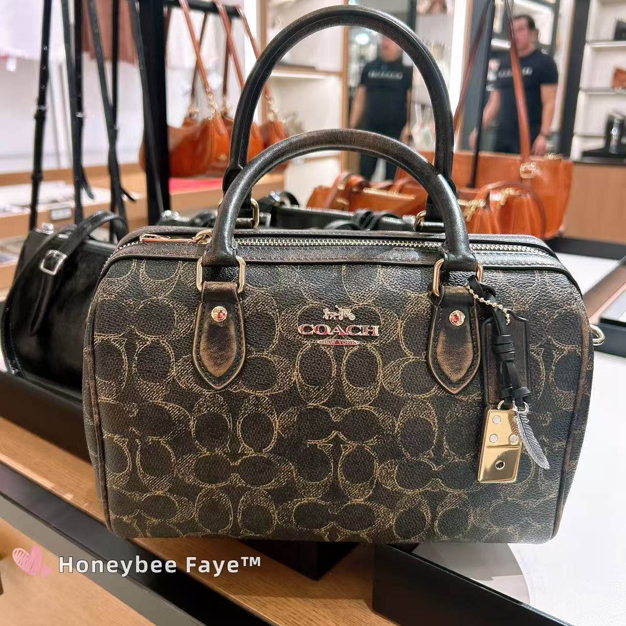 Coach Rowan Satchel Bag In Loved Signature Canvas CDY16 Size ONE SIZE - 2 Thumbnail