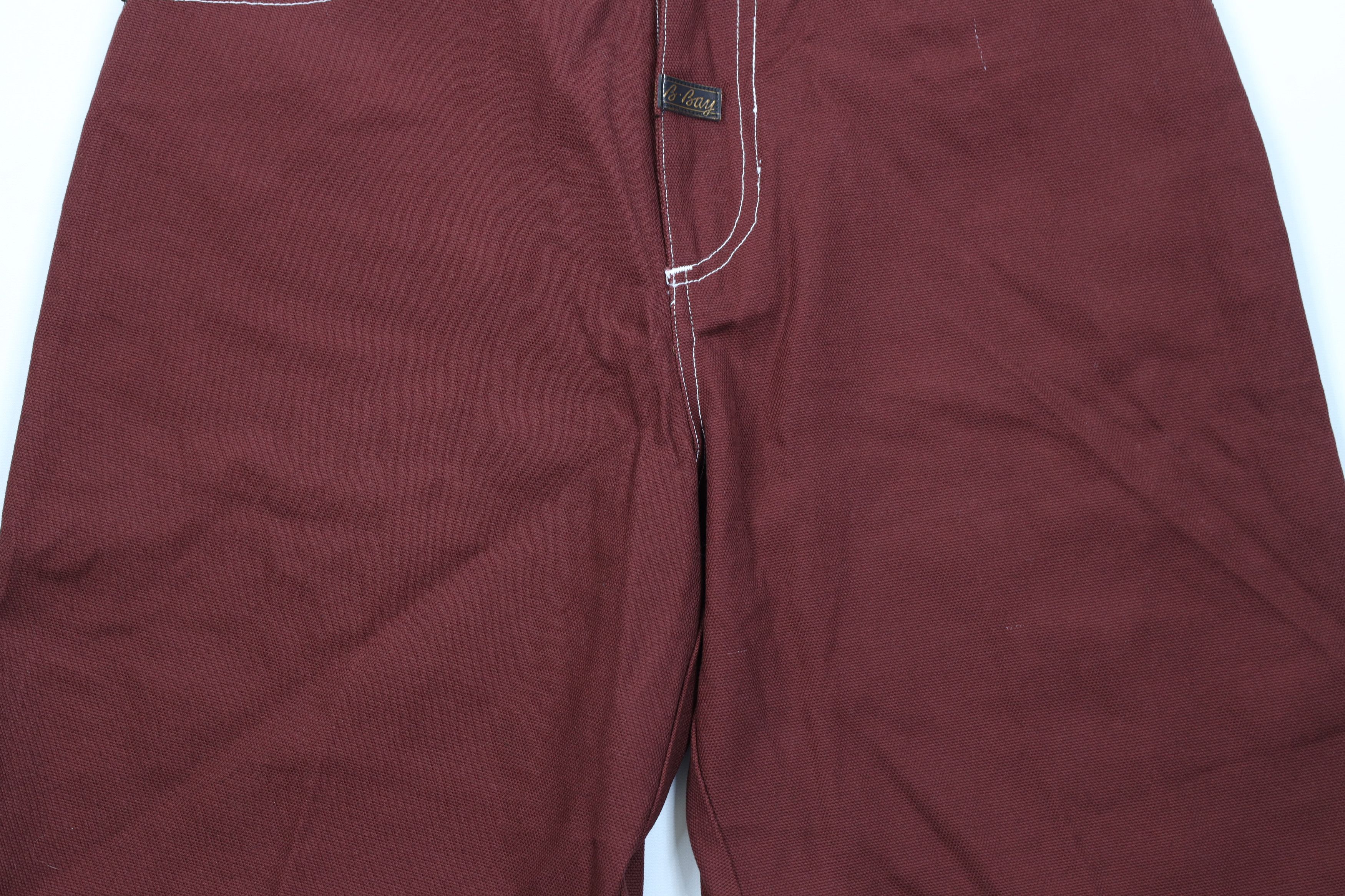 Vintage Deadstock Vintage 90s Streetwear Canvas Shorts Red Cotton Size US 32 / EU 48 - 3 Thumbnail
