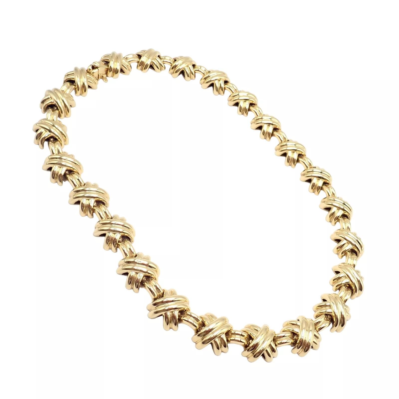 Tiffany & Co. Tiffany & Co. 18k Gold Large X Classic Signature Necklace Size ONE SIZE - 11 Thumbnail