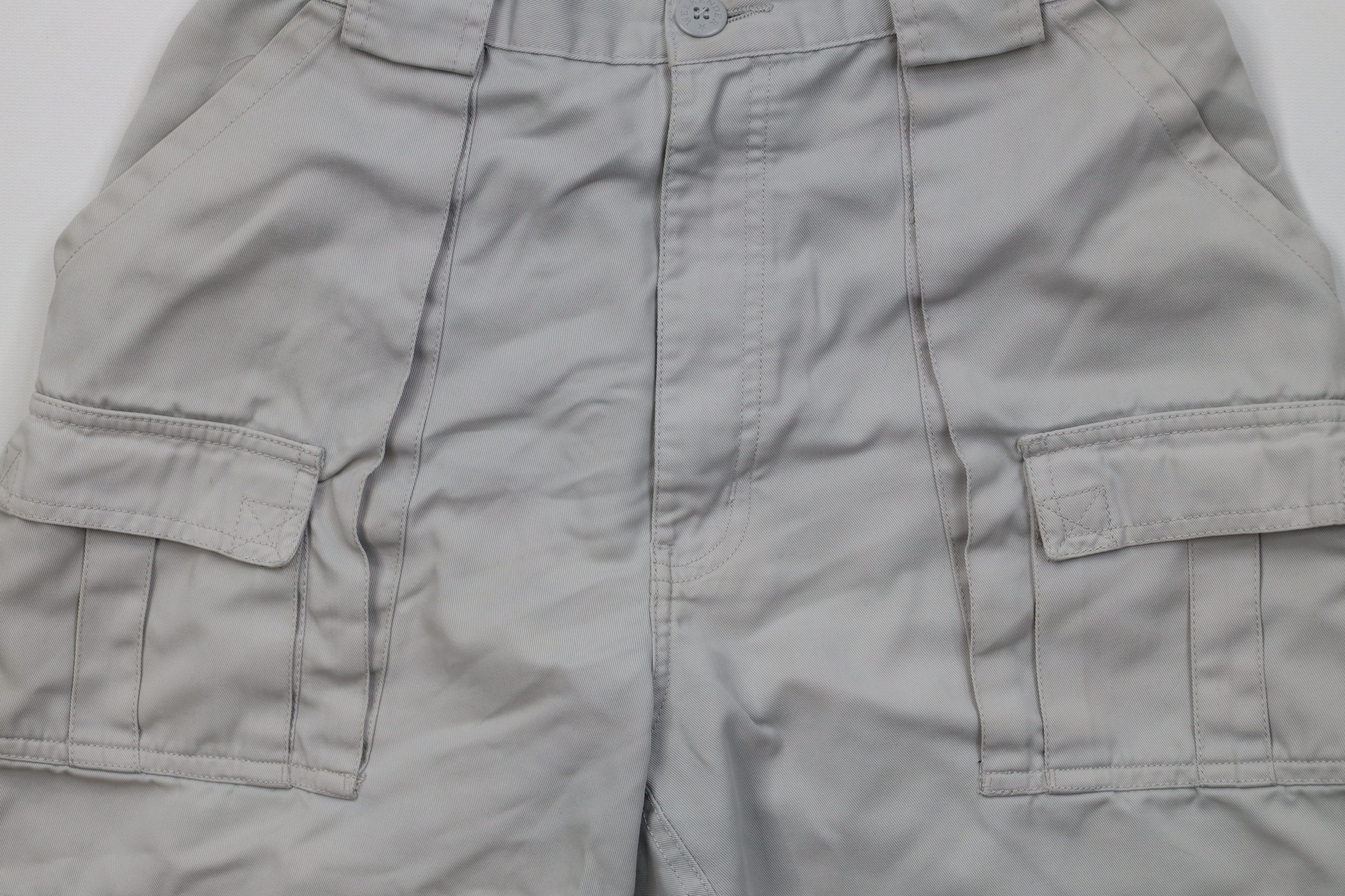 Vintage Vintage 90s Streetwear Above Knee Trekking Cargo Shorts Gray Size US 32 / EU 48 - 3 Thumbnail