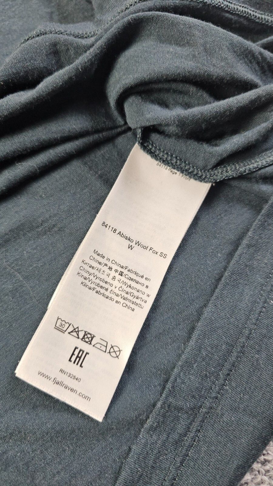 Fjallraven Fjallraven Abisko Wool Blend Fox Logo T-Shirt Gorpcore L Size L / US 10 / IT 46 - 10 Thumbnail