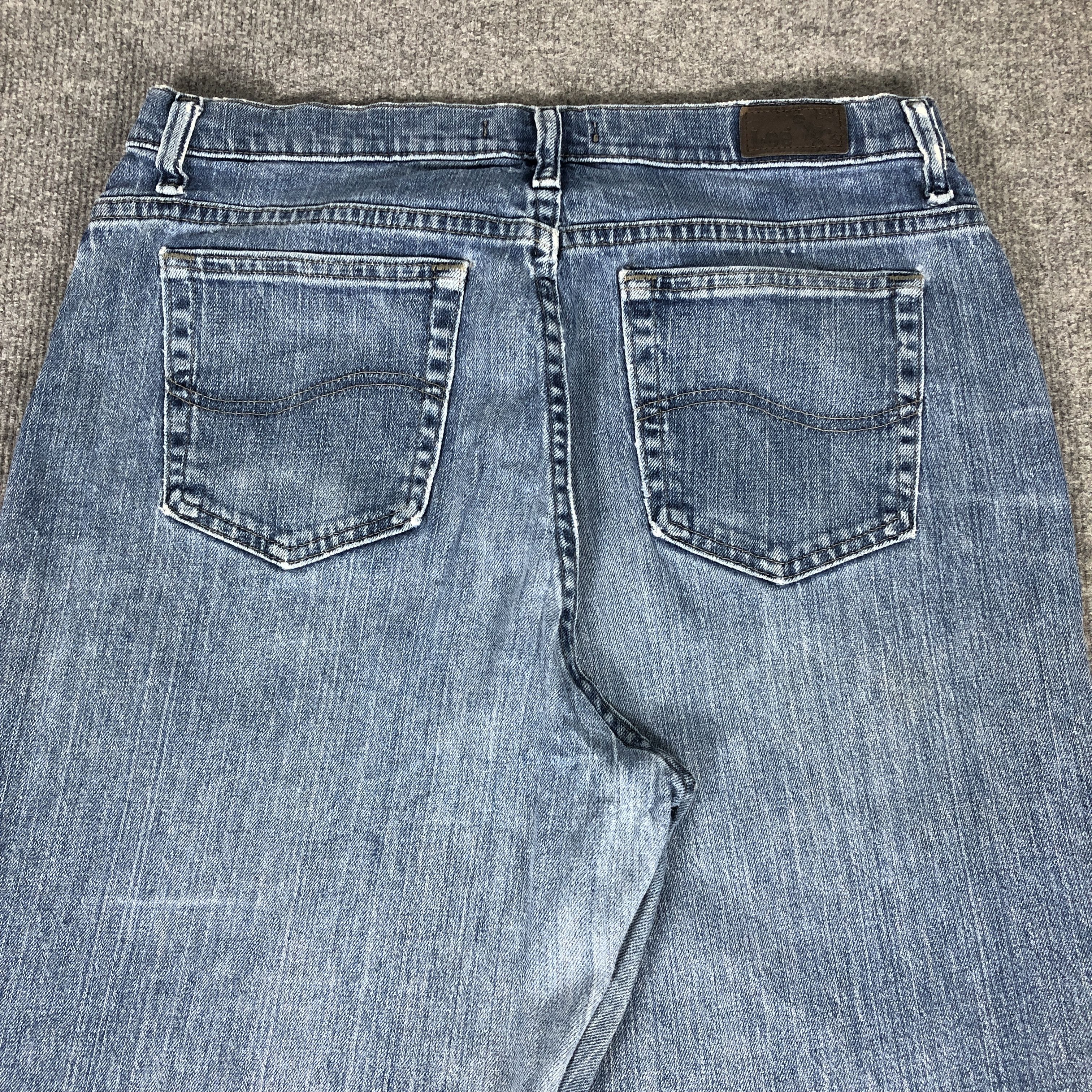 Lee × Vintage Womens Vintage Lee Jeans Relaxed Straight L861W Size 33" - 6 Thumbnail