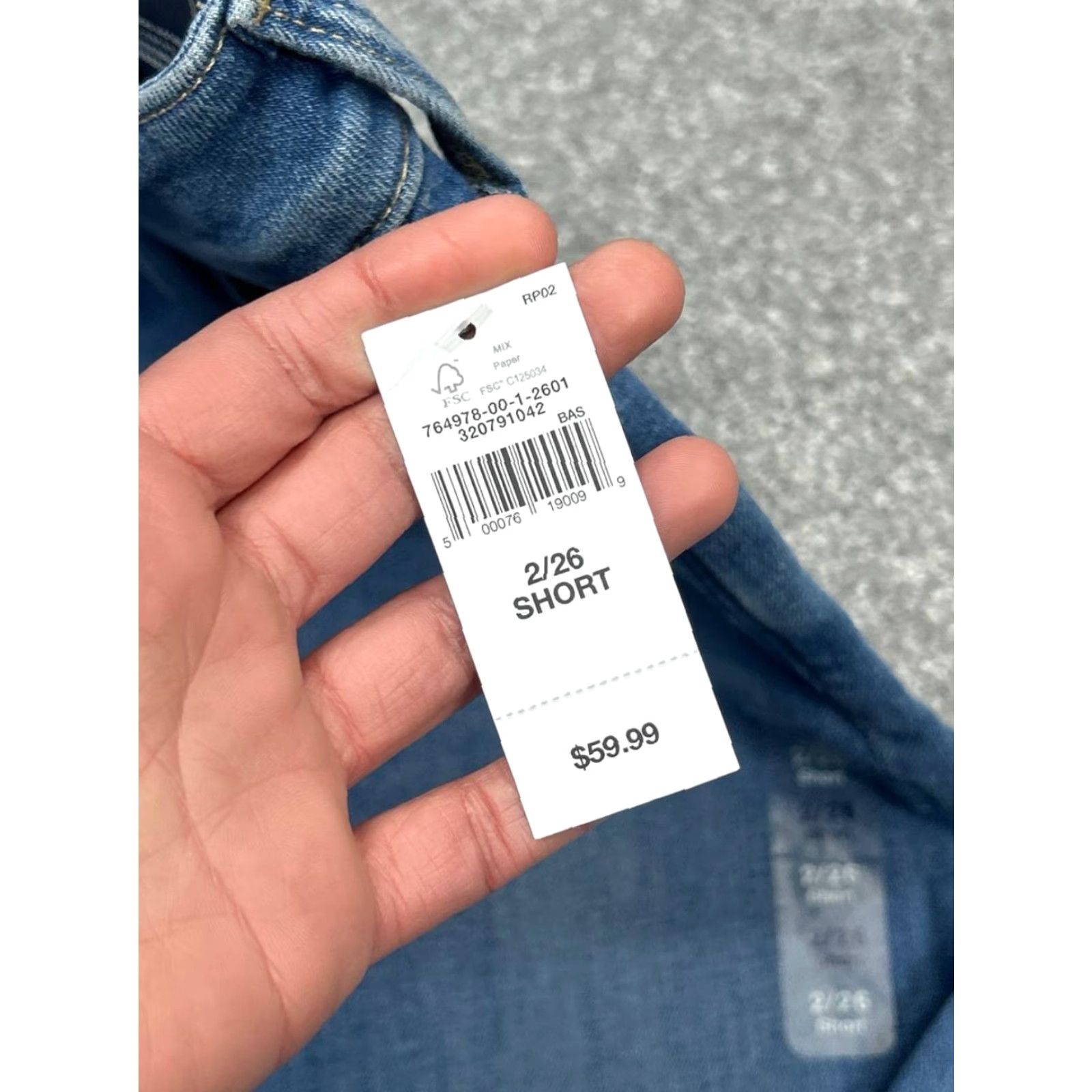 Gap Gap Jeans Womens 2 Blue Denim Cotton Stretch Mid Rise 24x28 Straight 5-Pocket City Preppy Accessories: Button Zipper Logo Size 26" / US 2 / IT 38 - 3 Thumbnail