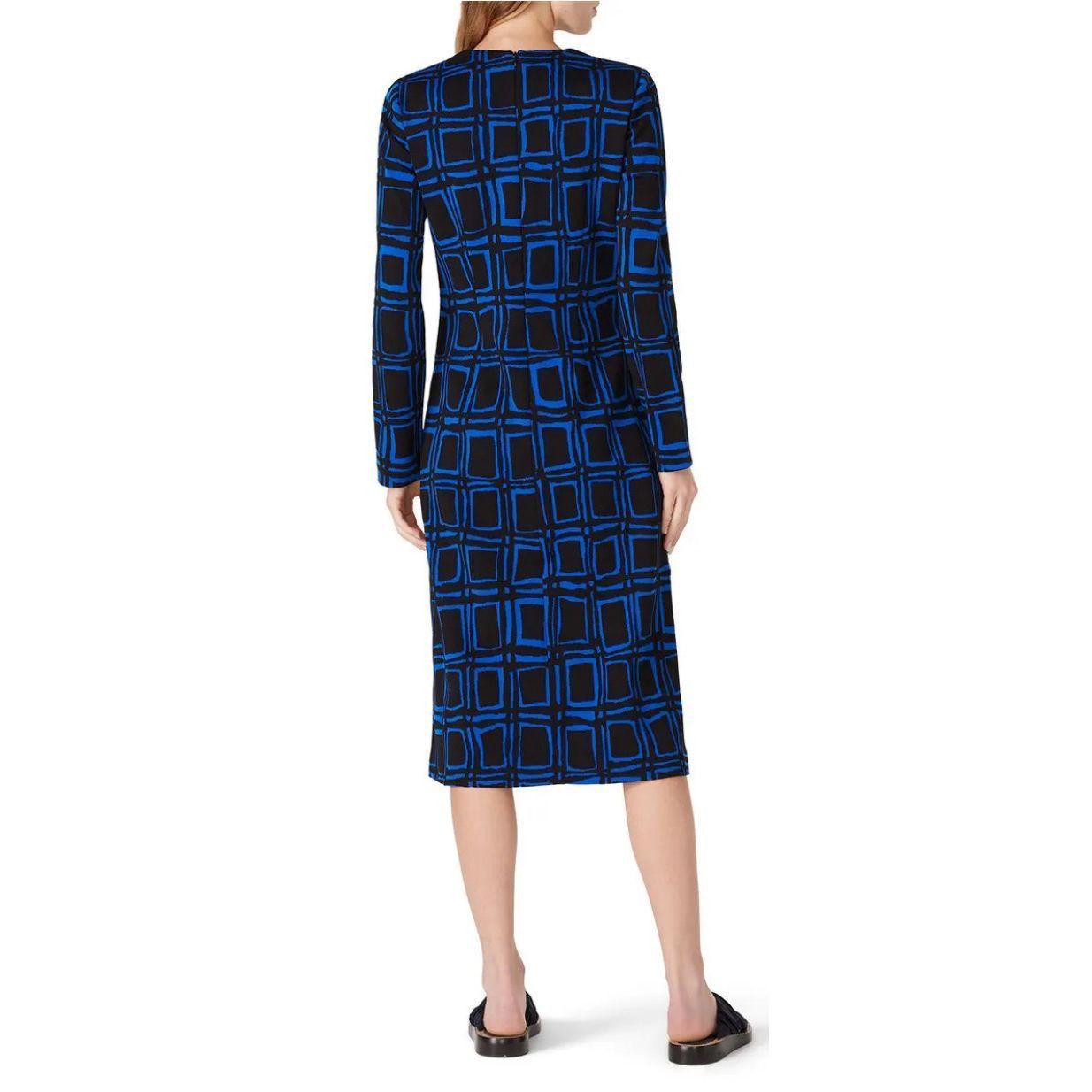 Marni Marni Electric Blue Printed Dress Size 10 MSRP: $1,177 Size M / US 6-8 / IT 42-44 - 4 Thumbnail
